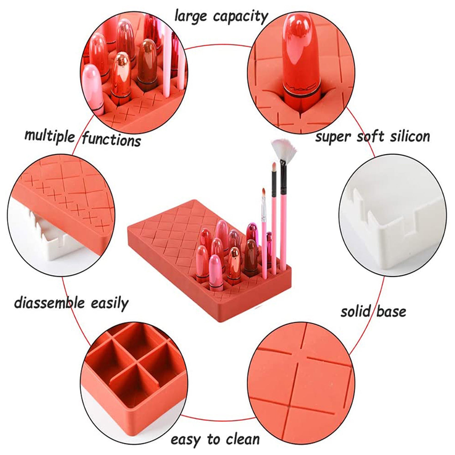 Silicon Makeup Organizer