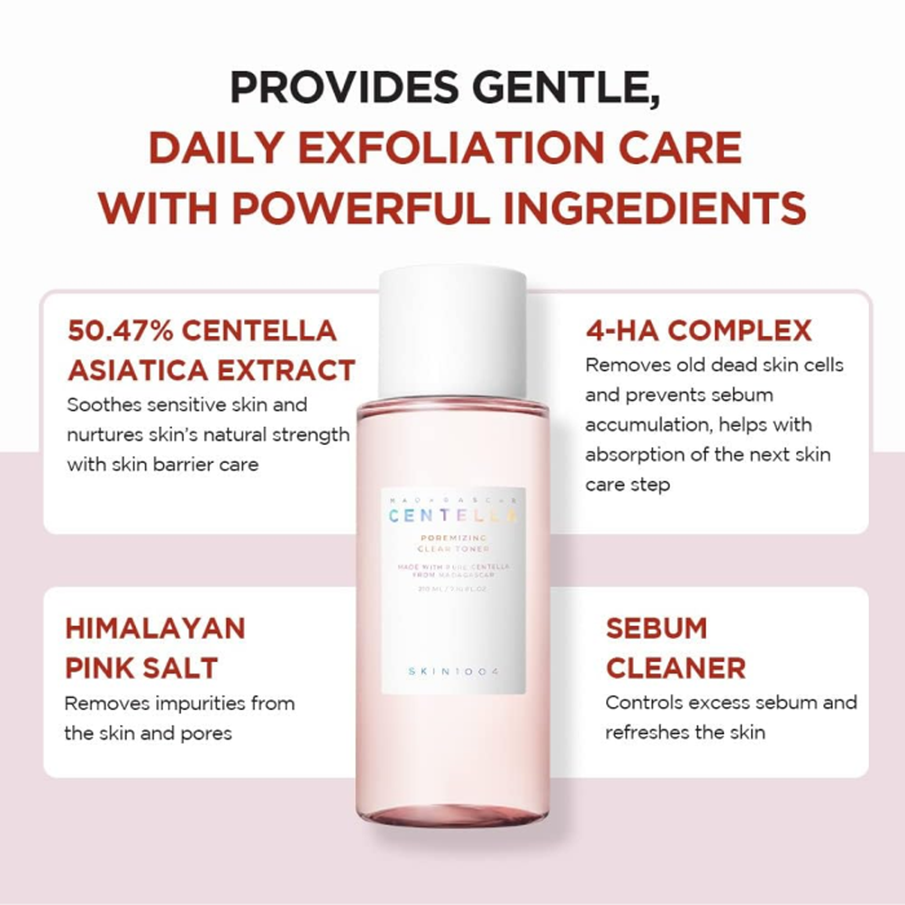 Key Benefits of Skin1004 Centella Poremizing Clear Toner