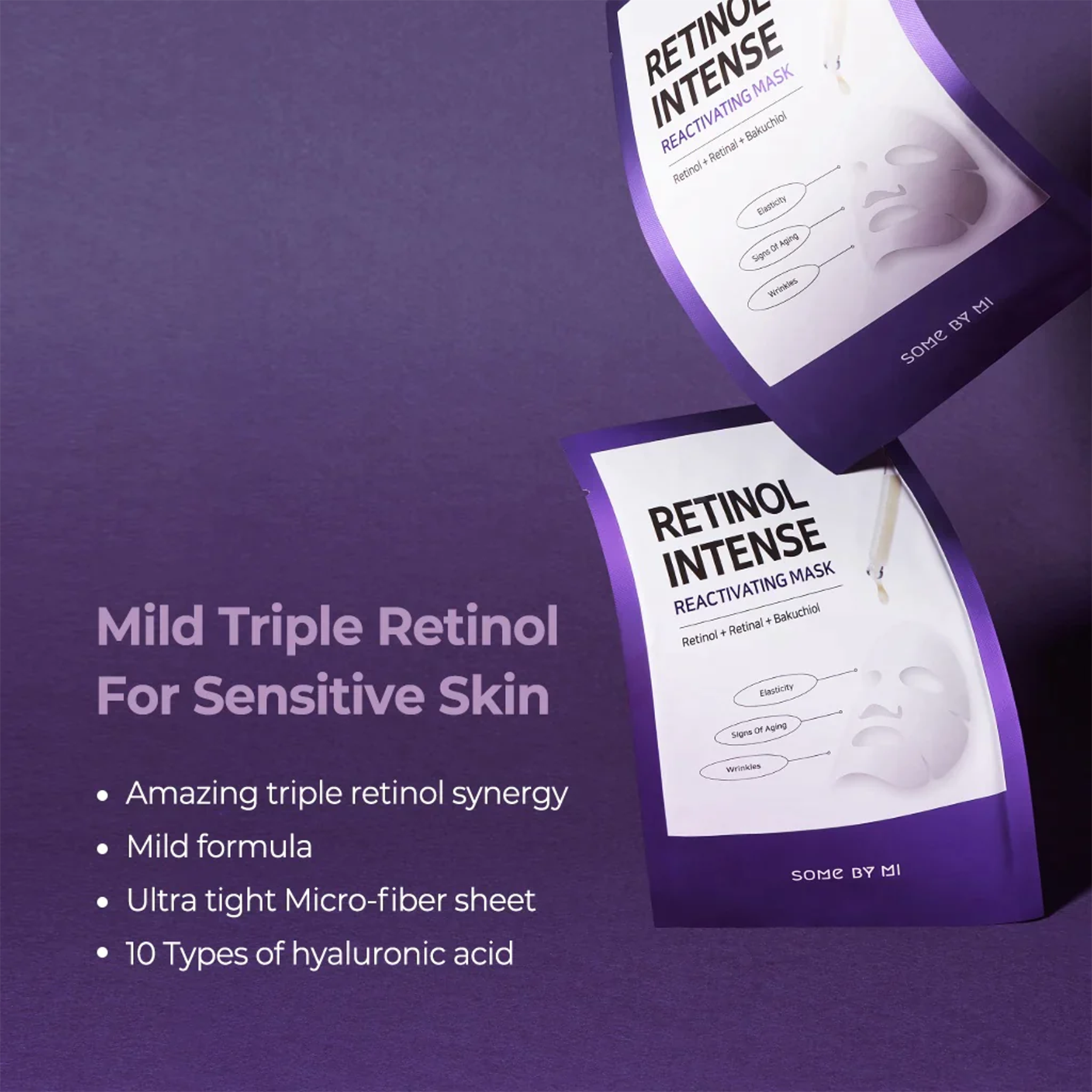 Some By Mi Retinol Intense Reactivating Mask - Advanced Formula.