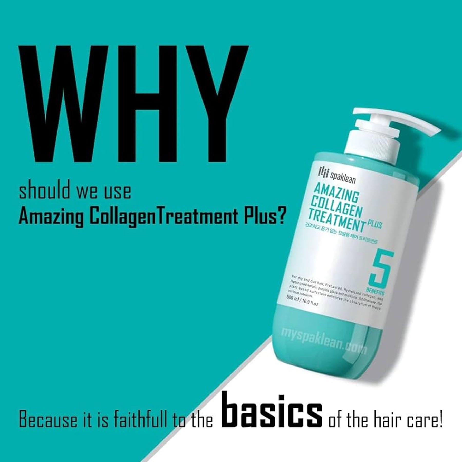 Spaklean  Amazing Collagen Treatment  - 500 ml
