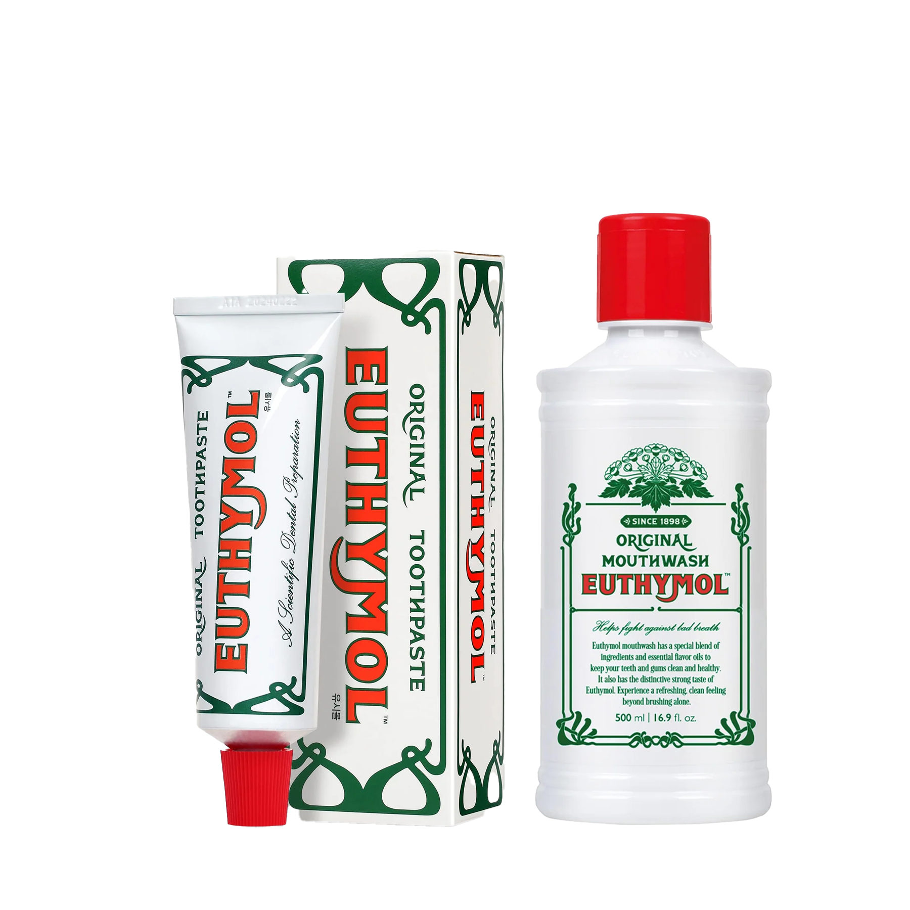 The product of Special Bundle Euthymol Toothpaste & Mouthwash