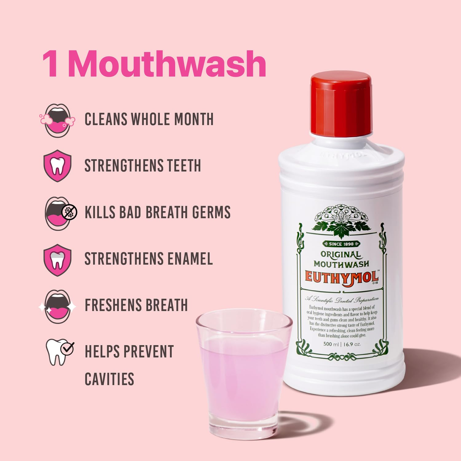 Key Benefits of Special Bundle Euthymol Toothpaste & Mouthwash