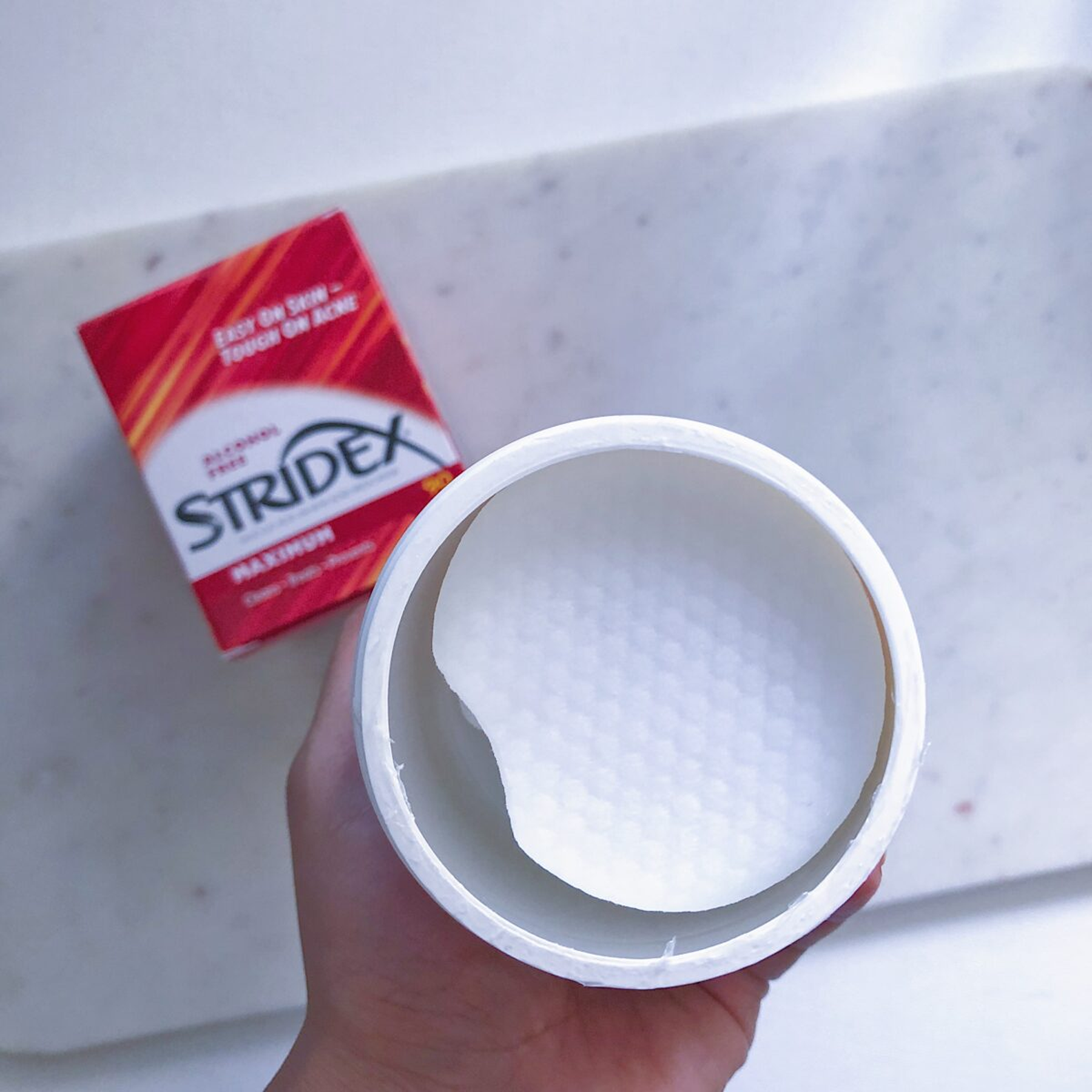 Stridex Single-Step Acne Control Maximum Alcohol Free Acne Control Patch -   Soft Touch Pads