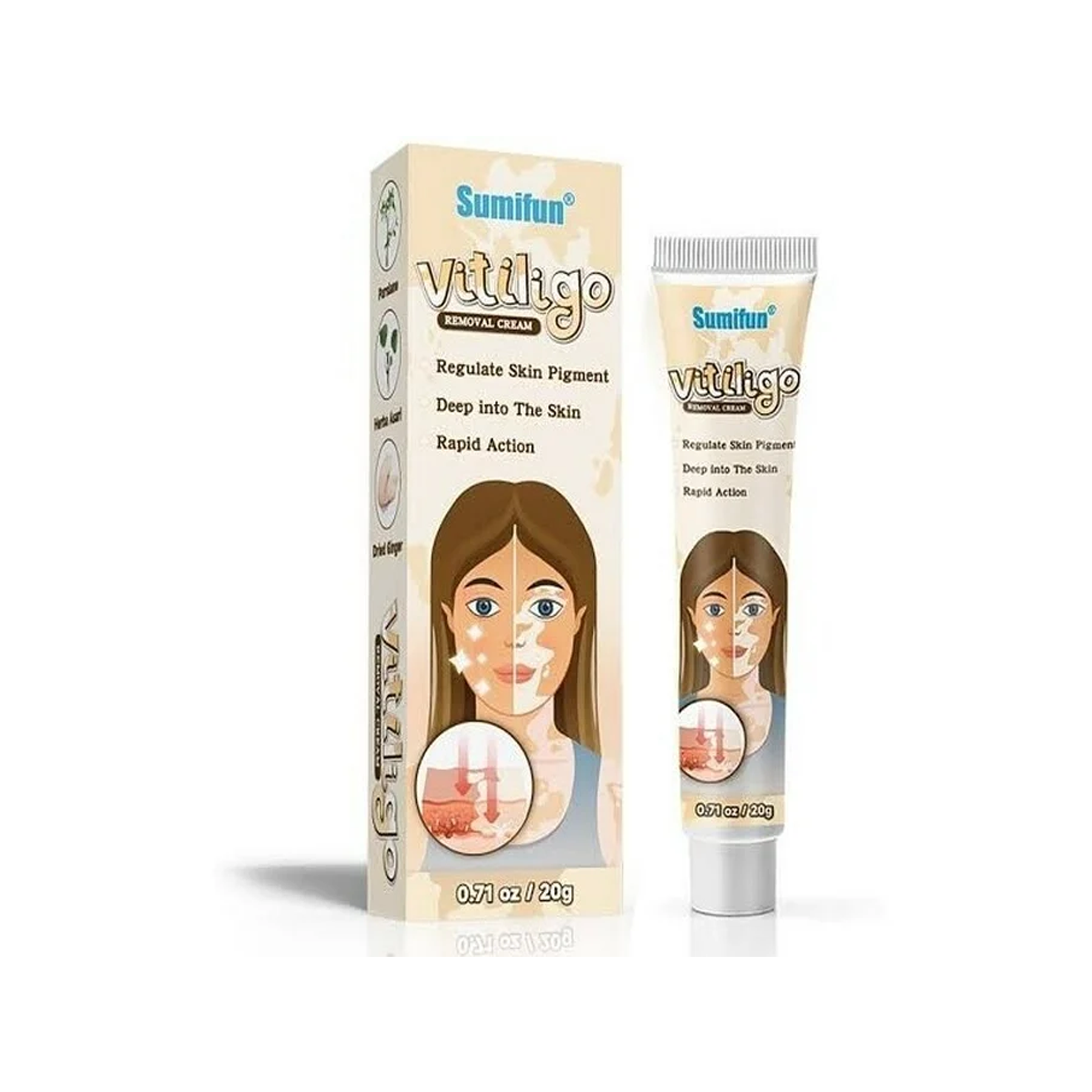 The Product of Sumifun Vitiligo Removal Cream