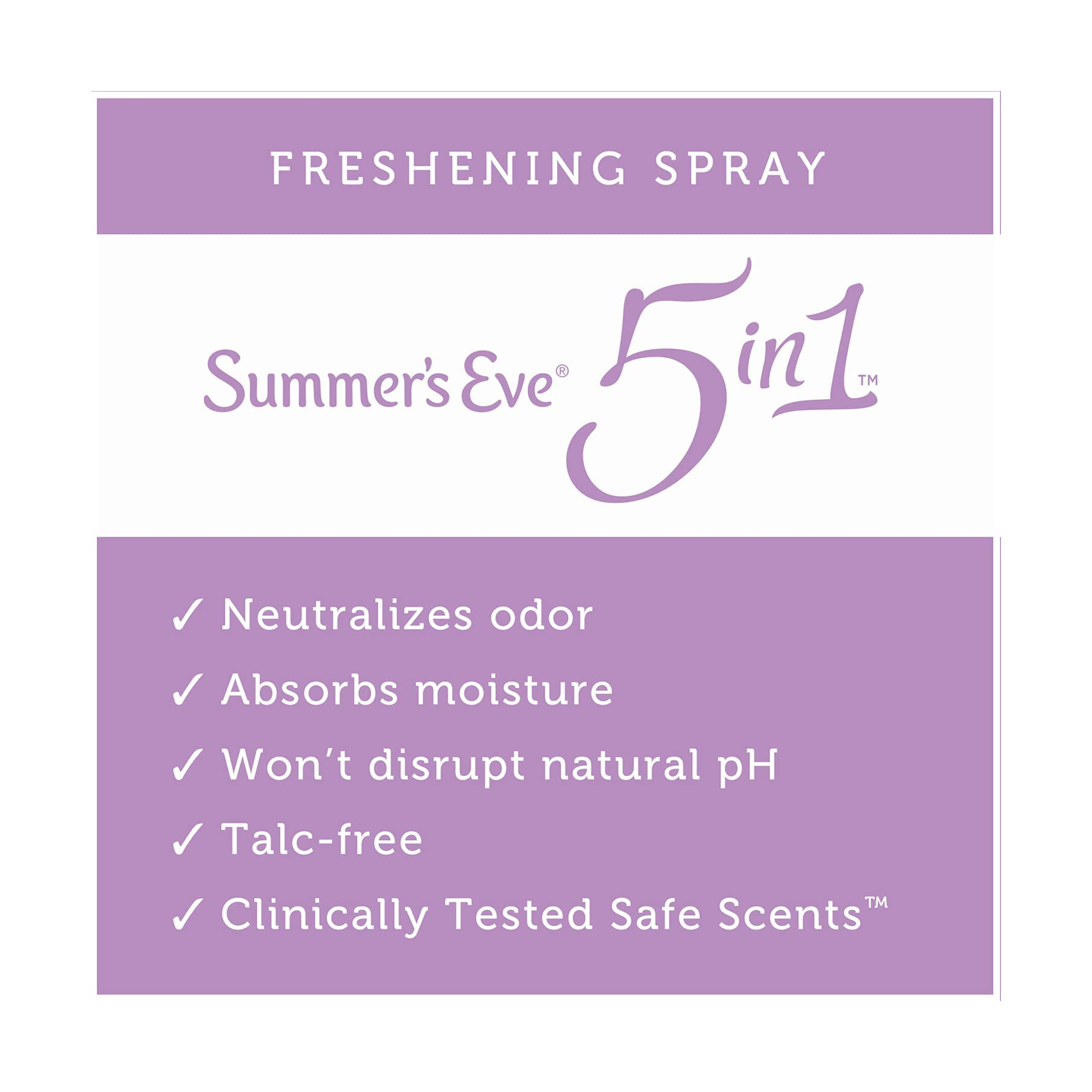 Summer's Eve Island Splash Deodorant Spray Pink  2.0 oz -  TALC FREE Vaginal Spray