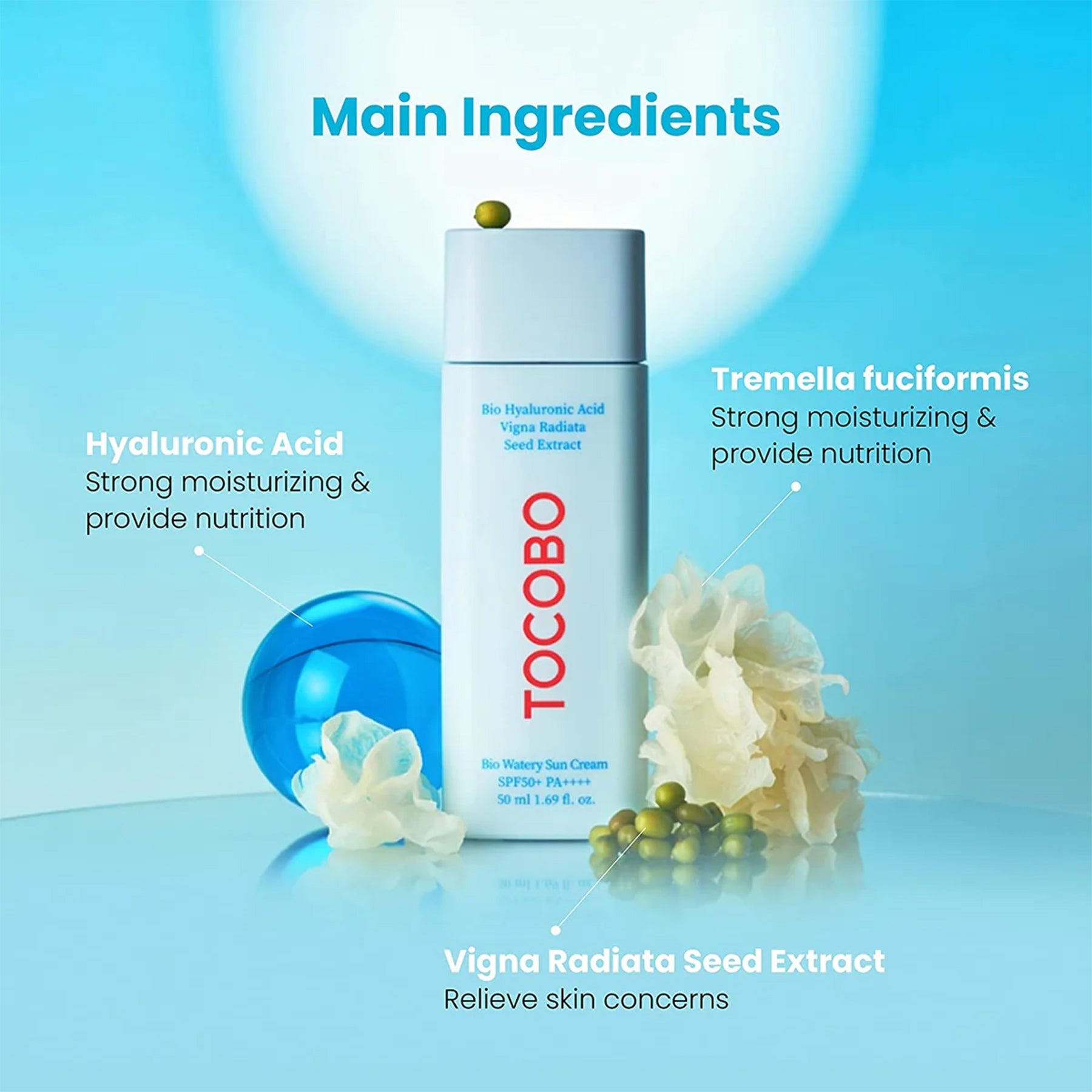 TOCOBO Bio Watery Sun Cream SPF 50+ PA++++ 50ml