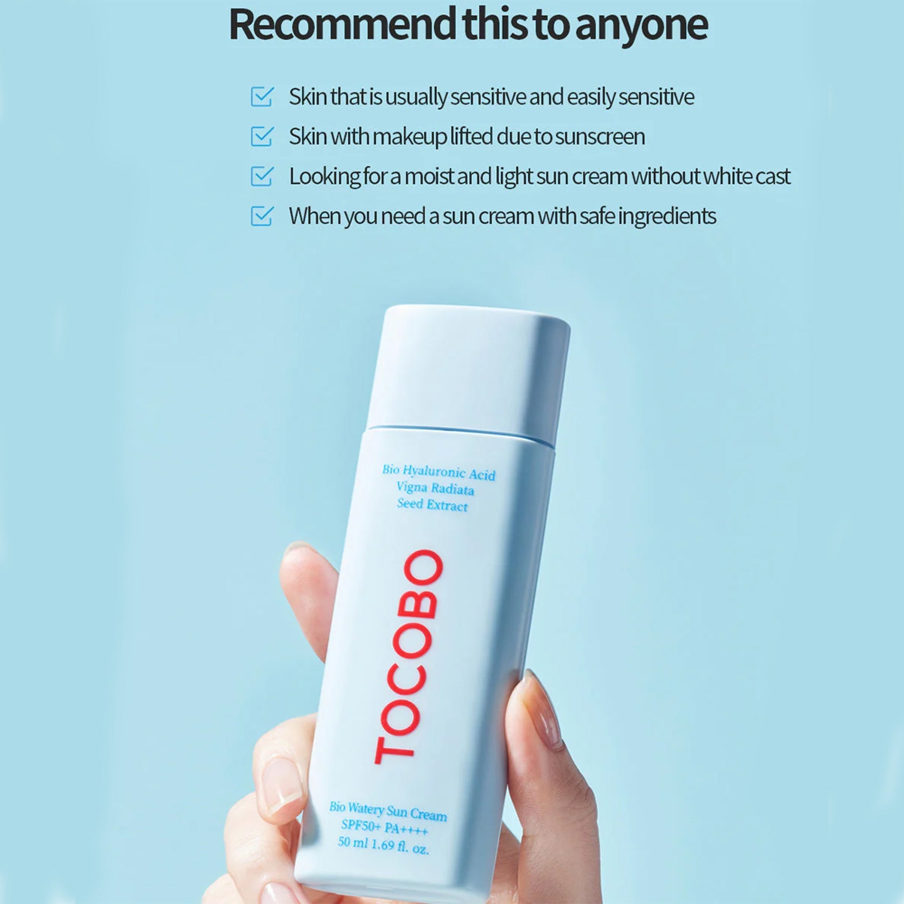TOCOBO Bio Watery Sun Cream SPF 50+ PA++++ 50ml