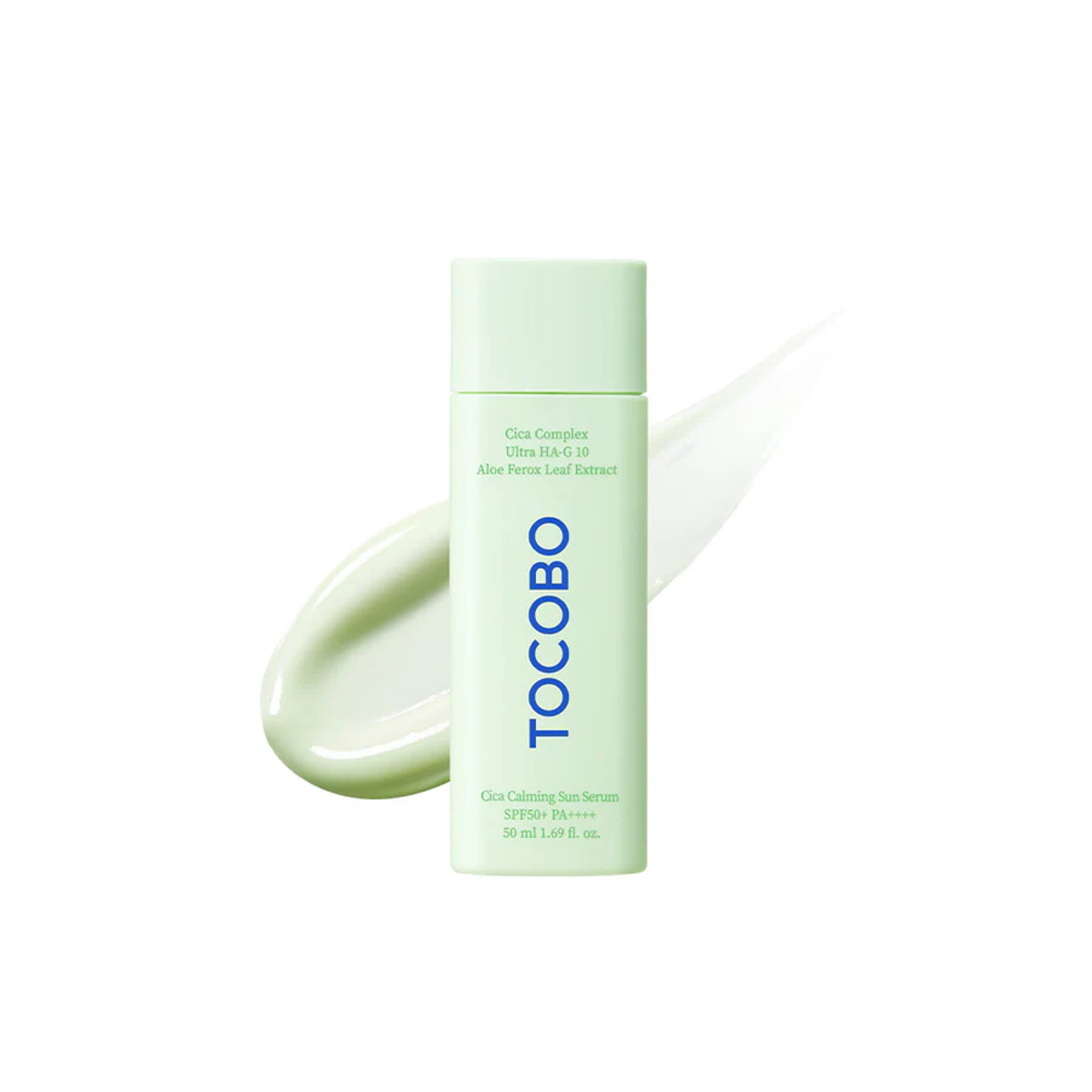 The product of TOCOBO Cica Calming Sun Serum SPF50+ 