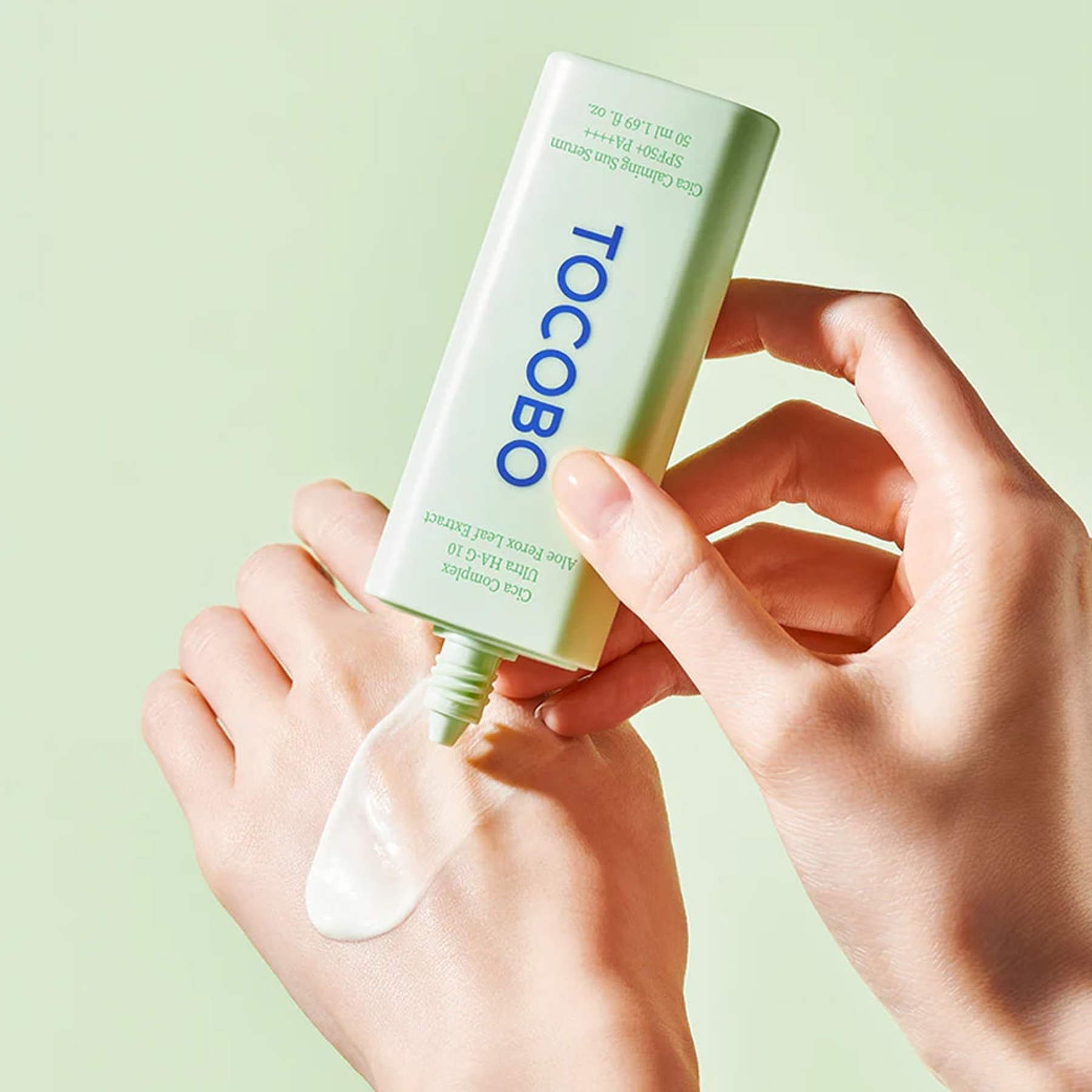 TOCOBO Cica Calming Sun Serum SPF50+  available on Qasr Jamal