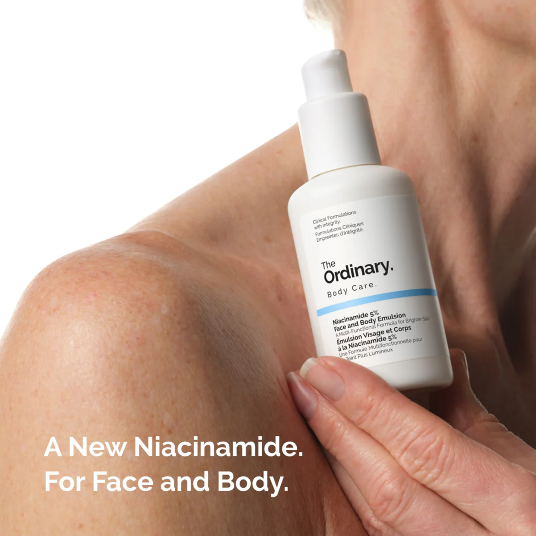 The Ordinary Niacinamide 5% Face and Body Emulsion is good for face and body