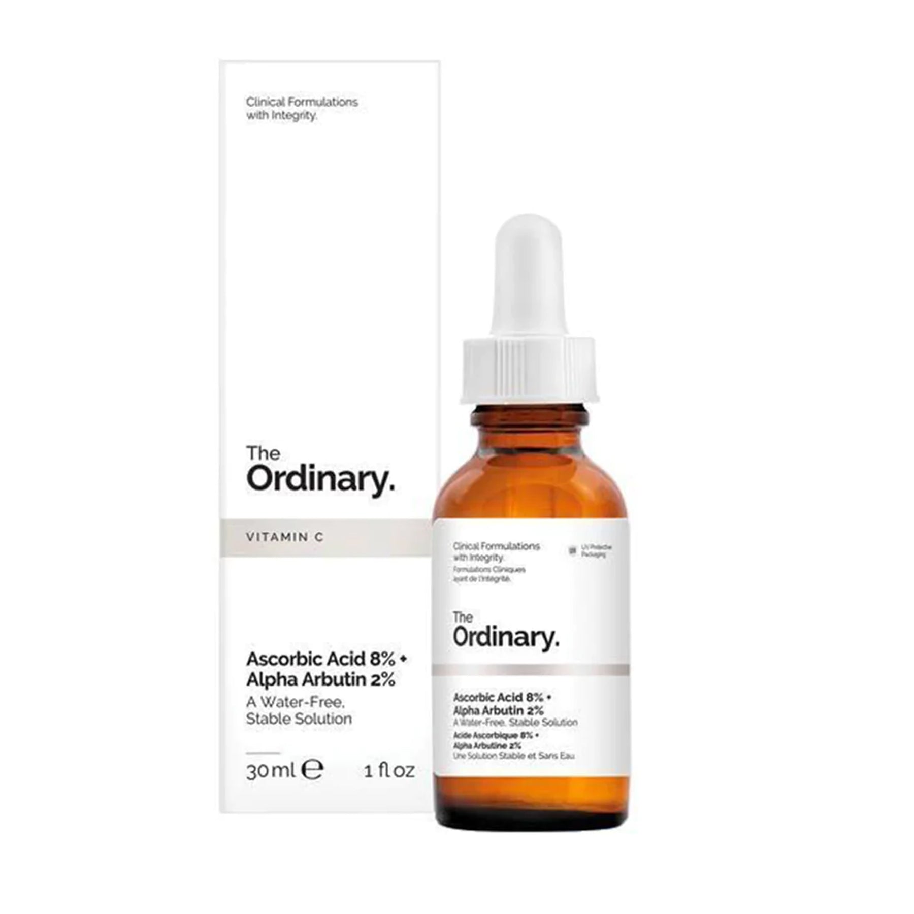 The Ordinary Ascorbic Acid 8% + Alpha Arbutin 2% Water-Based Stable Solution 