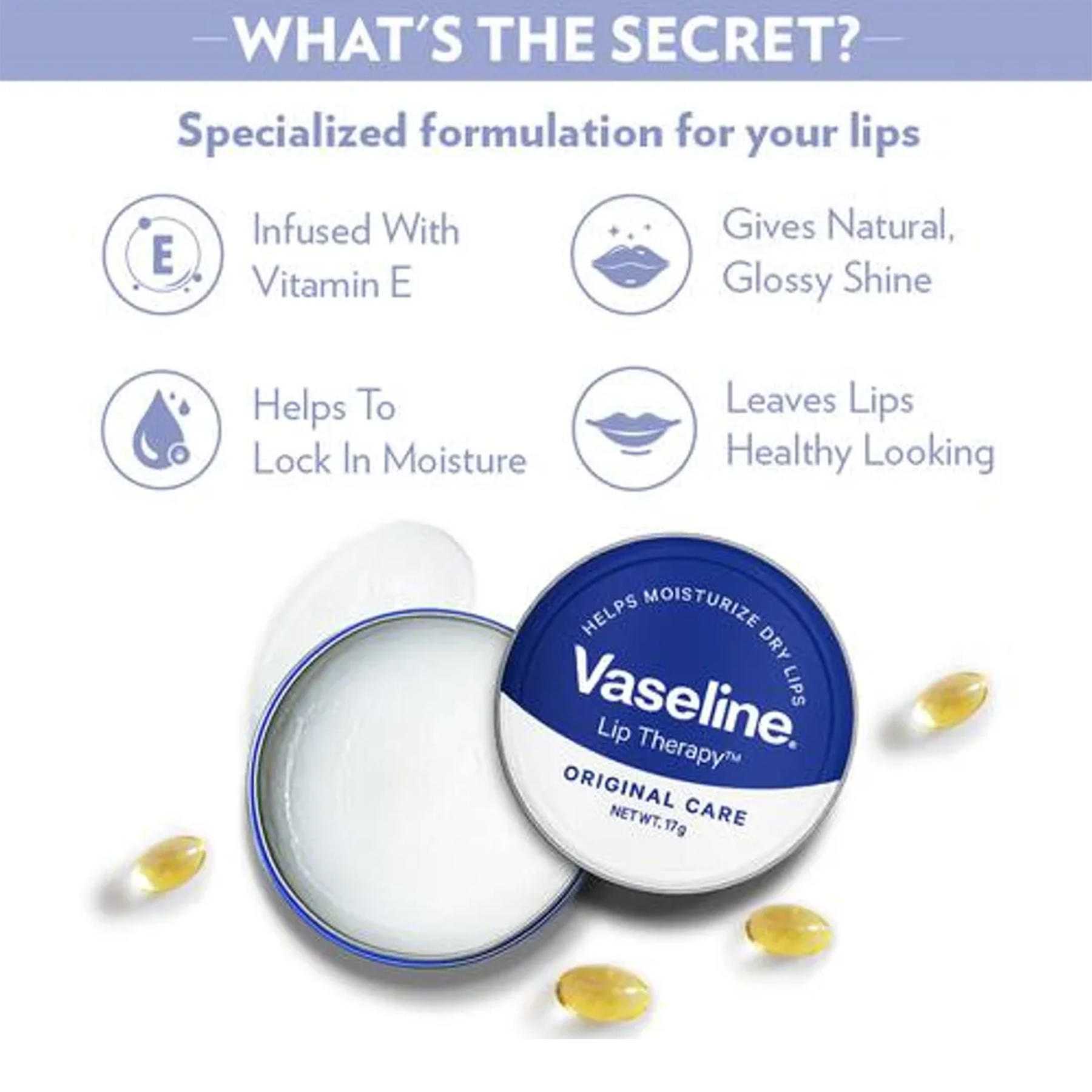 Benefits of Vaseline Lip Therapy