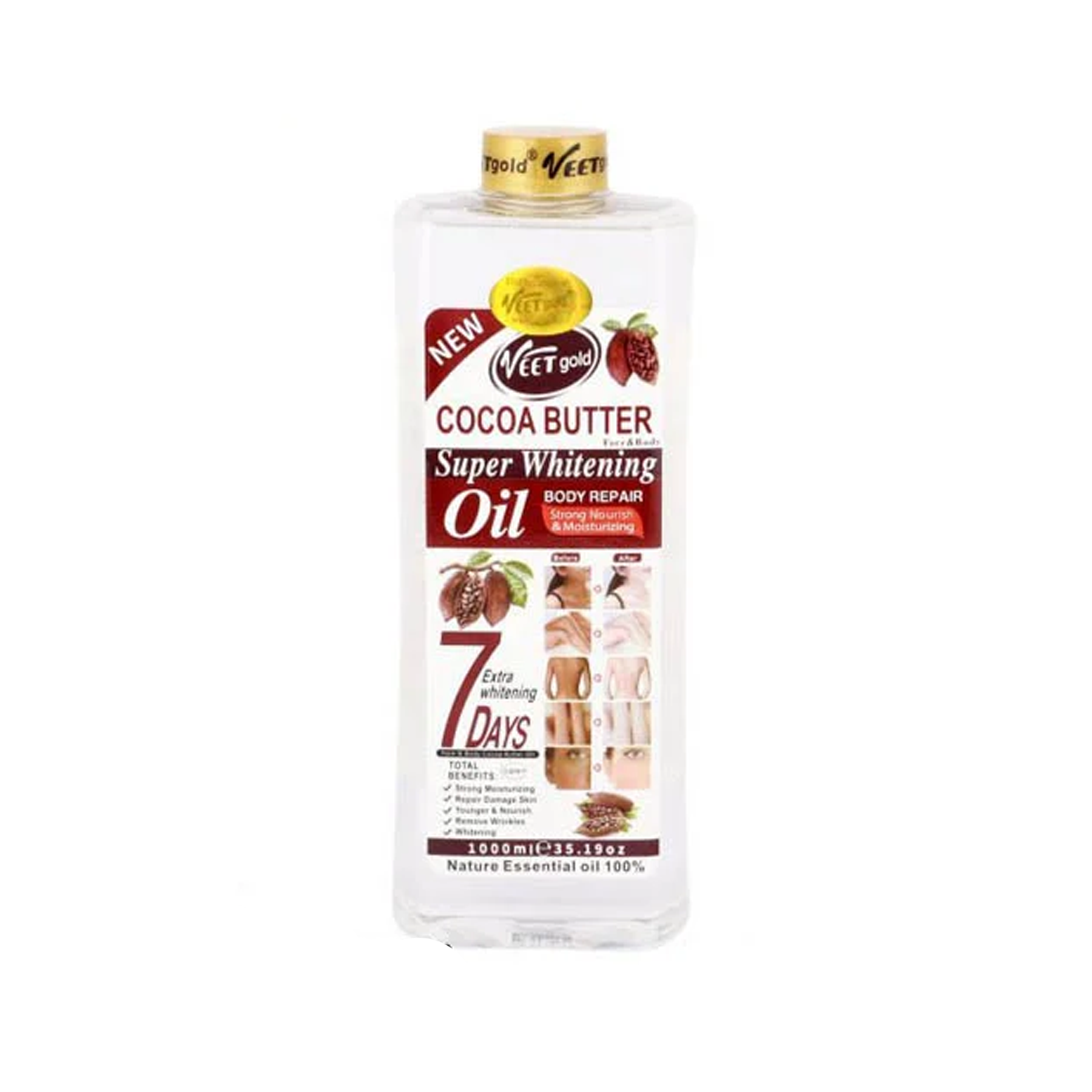 The product of Veet Cocoa Butter Super Whitening Oil 