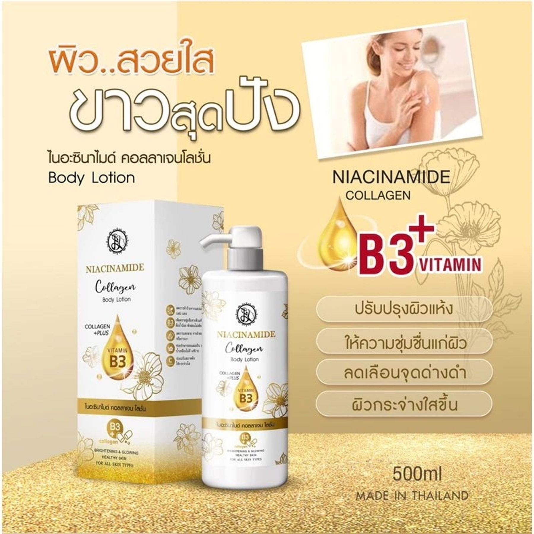 The Key Benefits of Venut White Niacinamide Collagen Body Lotion
