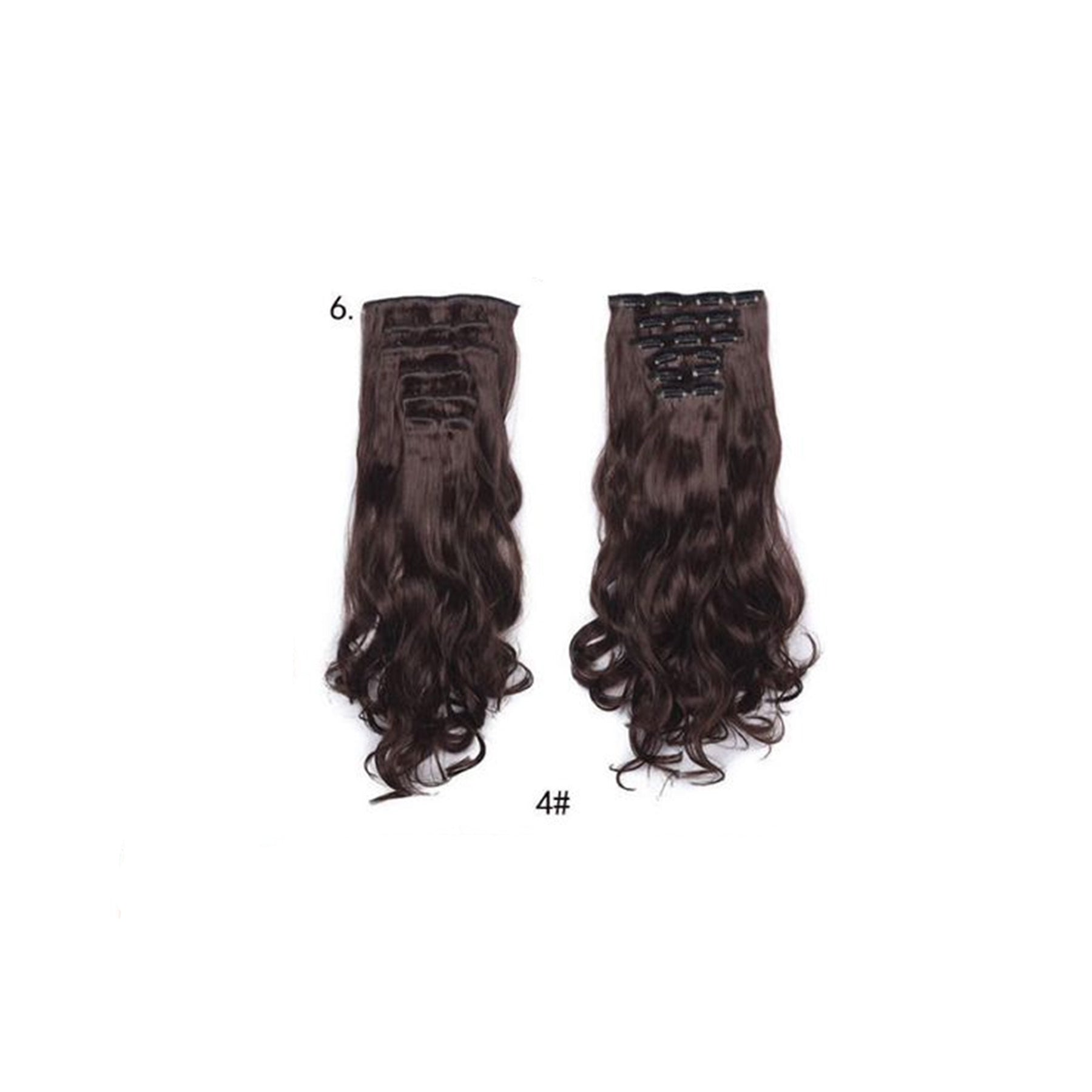 Wavy Hair Extension 6PC Clip in