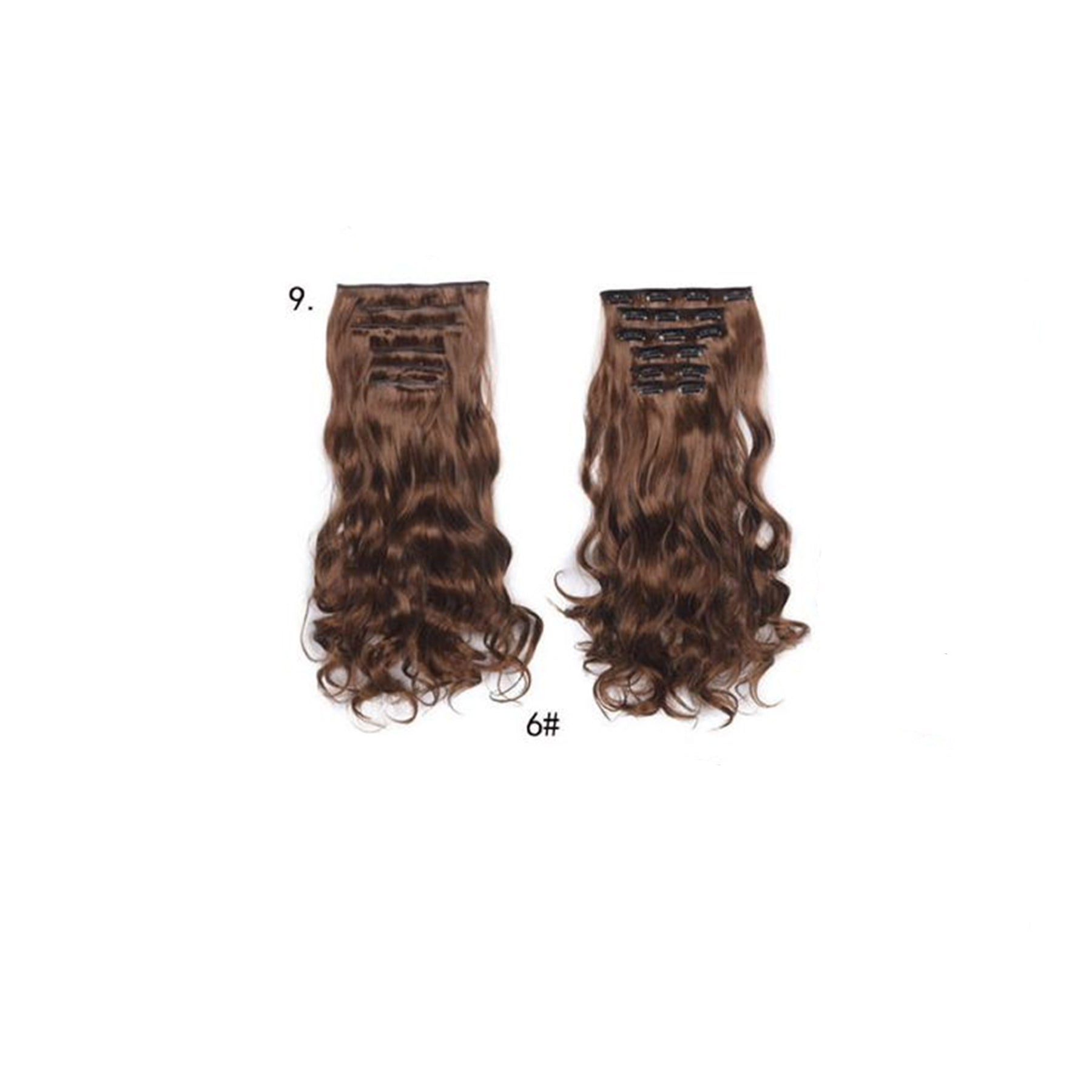 Wavy Hair Extension 6PC Clip in