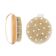 Bamboo Body Brush For Massaging And Exfoliating Dry Skin