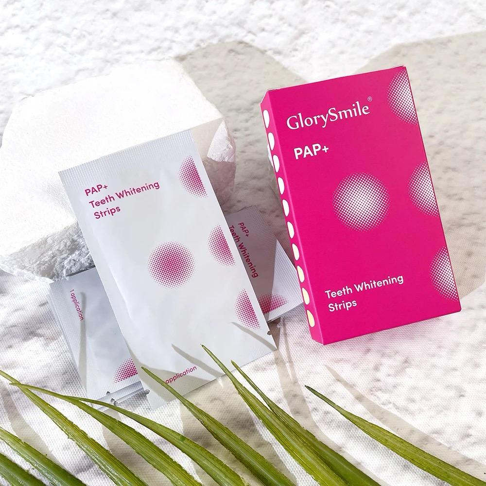 GlorySmile Teeth Whitening Strips - Convenient and effective whitening solution with innovative reactive oxygen technology. 
