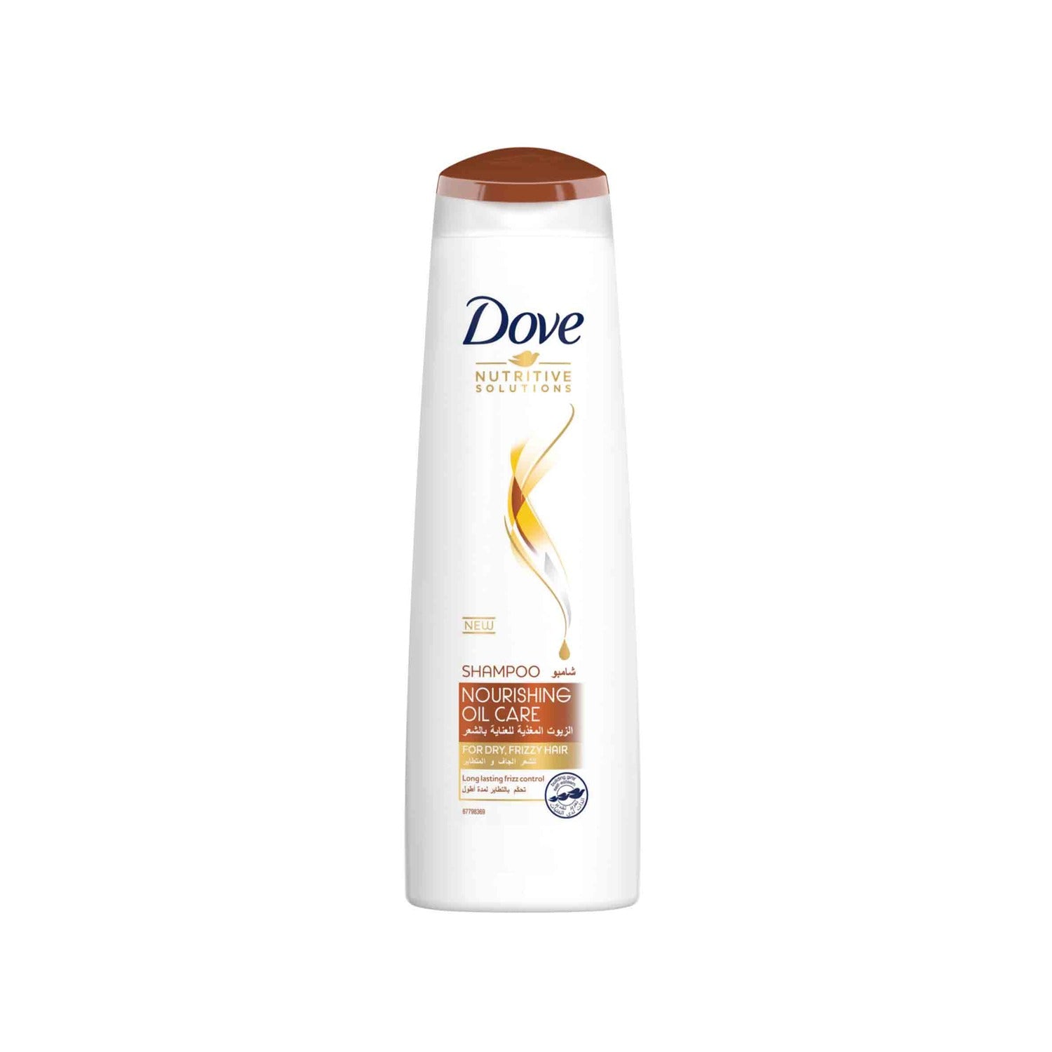 Dove Nourishing Oil Care Shampoo For Nourishment For Dry and Frizzy Hair - 400ml