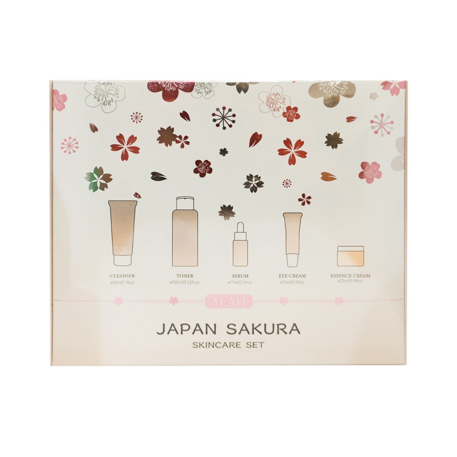 Laikou Japan Sakura Skincare Set - 5pc