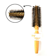 Hair Roller Comb With  Wooden Handle