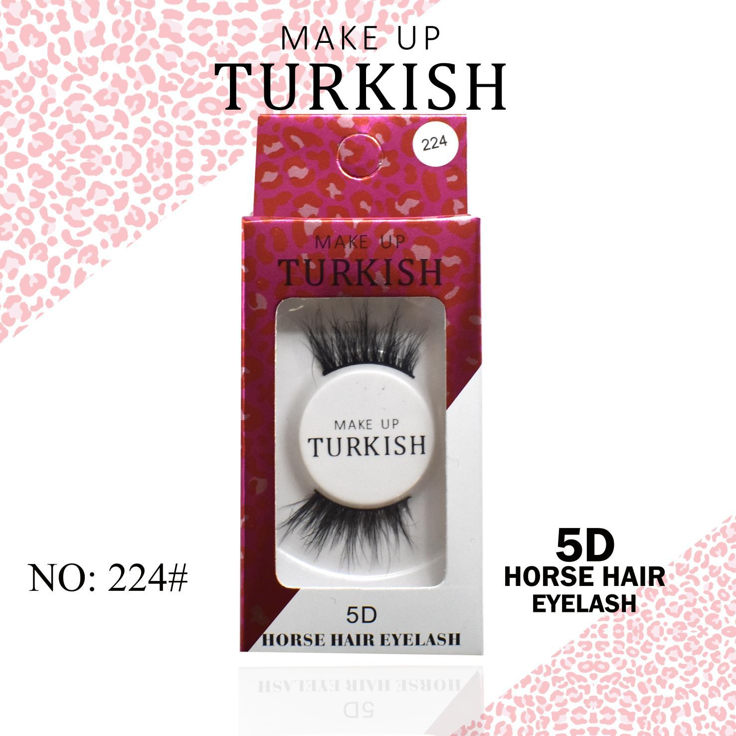 Makeup Turkish Horse Hair Eyelashes - 24 Styles