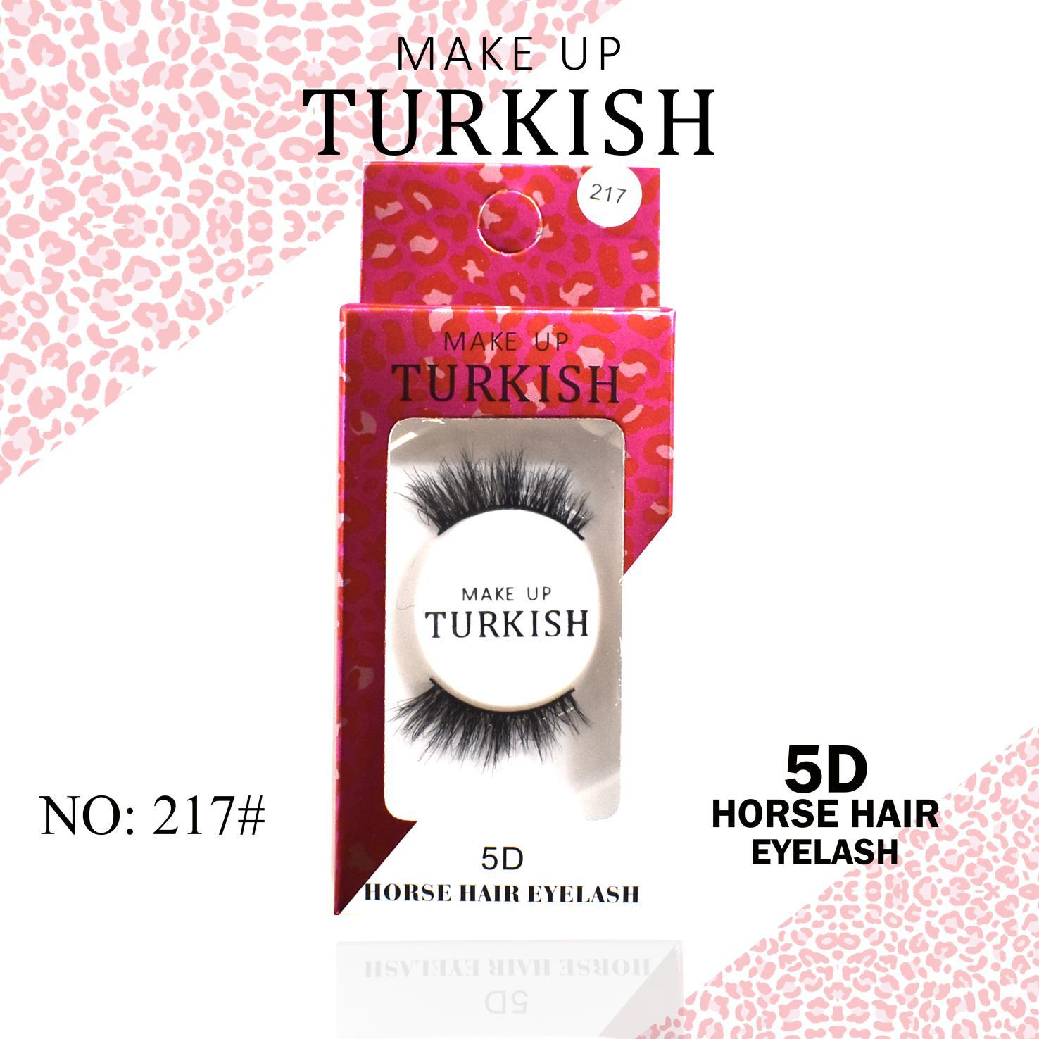 Makeup Turkish Horse Hair Eyelashes - 24 Styles