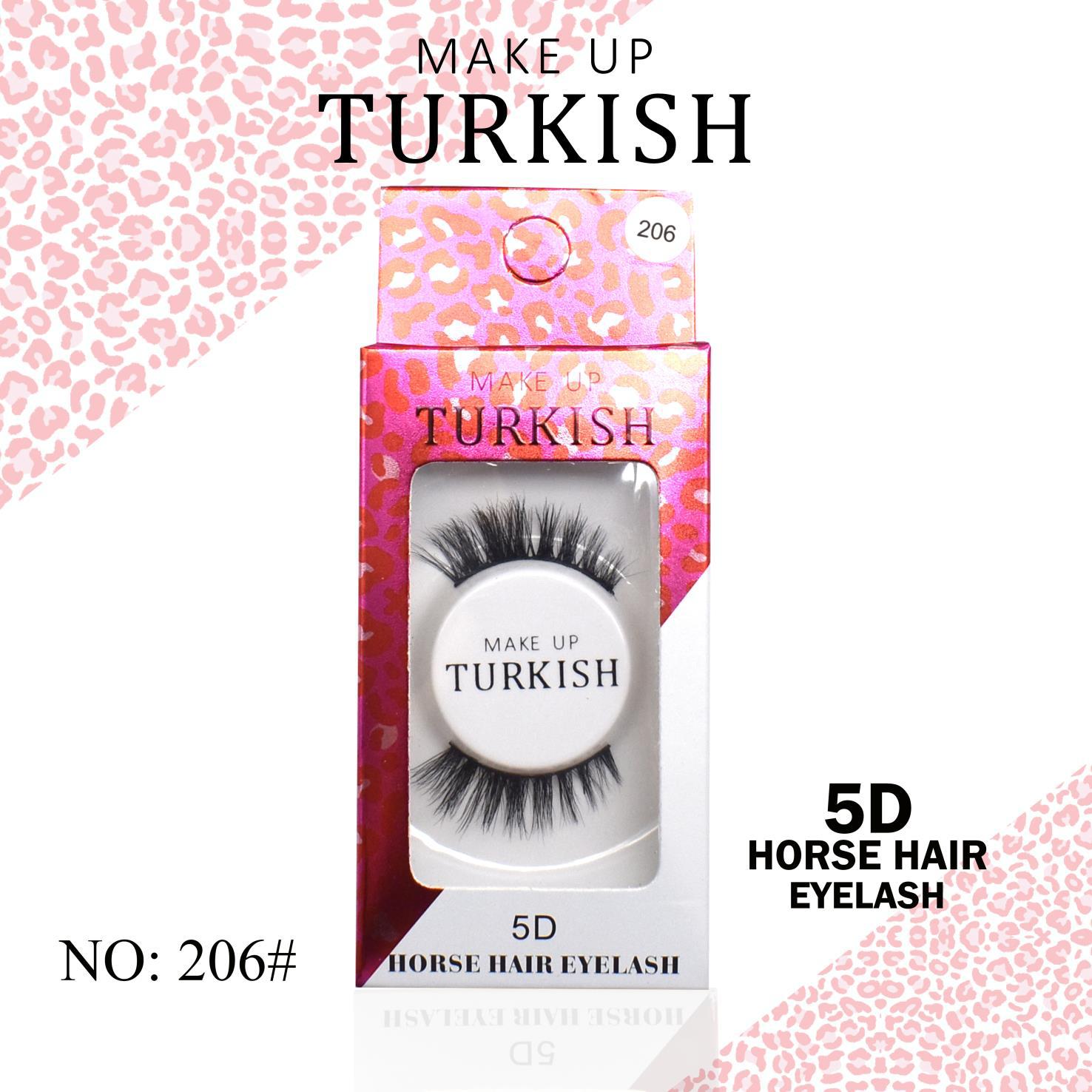 Makeup Turkish Horse Hair Eyelashes - 24 Styles