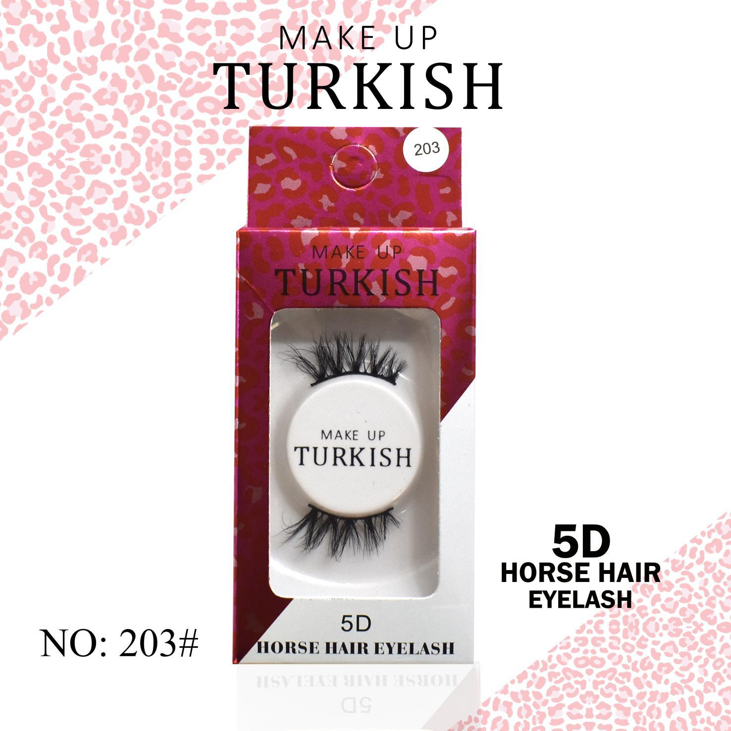 Makeup Turkish Horse Hair Eyelashes - 24 Styles