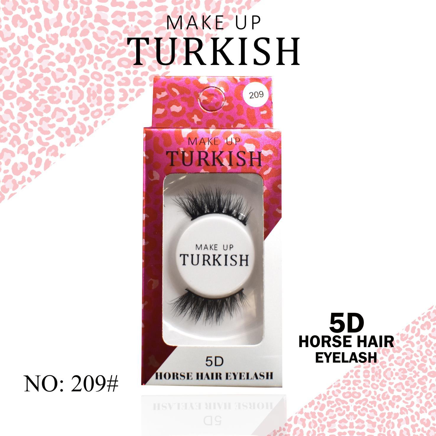Makeup Turkish Horse Hair Eyelashes - 24 Styles