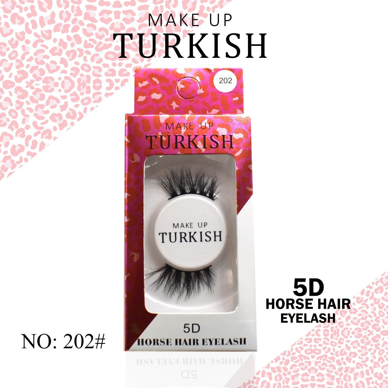 Makeup Turkish Horse Hair Eyelashes - 24 Styles