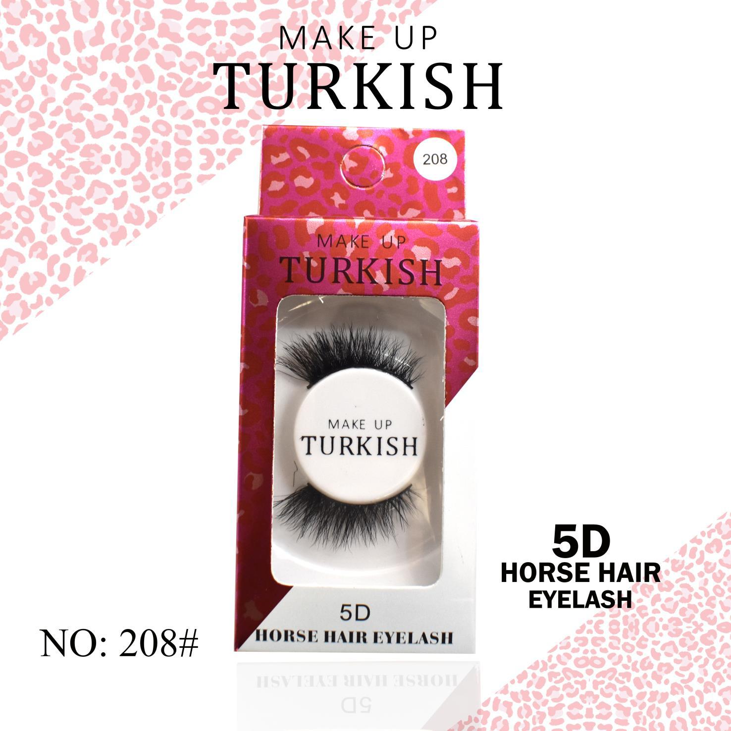 Makeup Turkish Horse Hair Eyelashes - 24 Styles