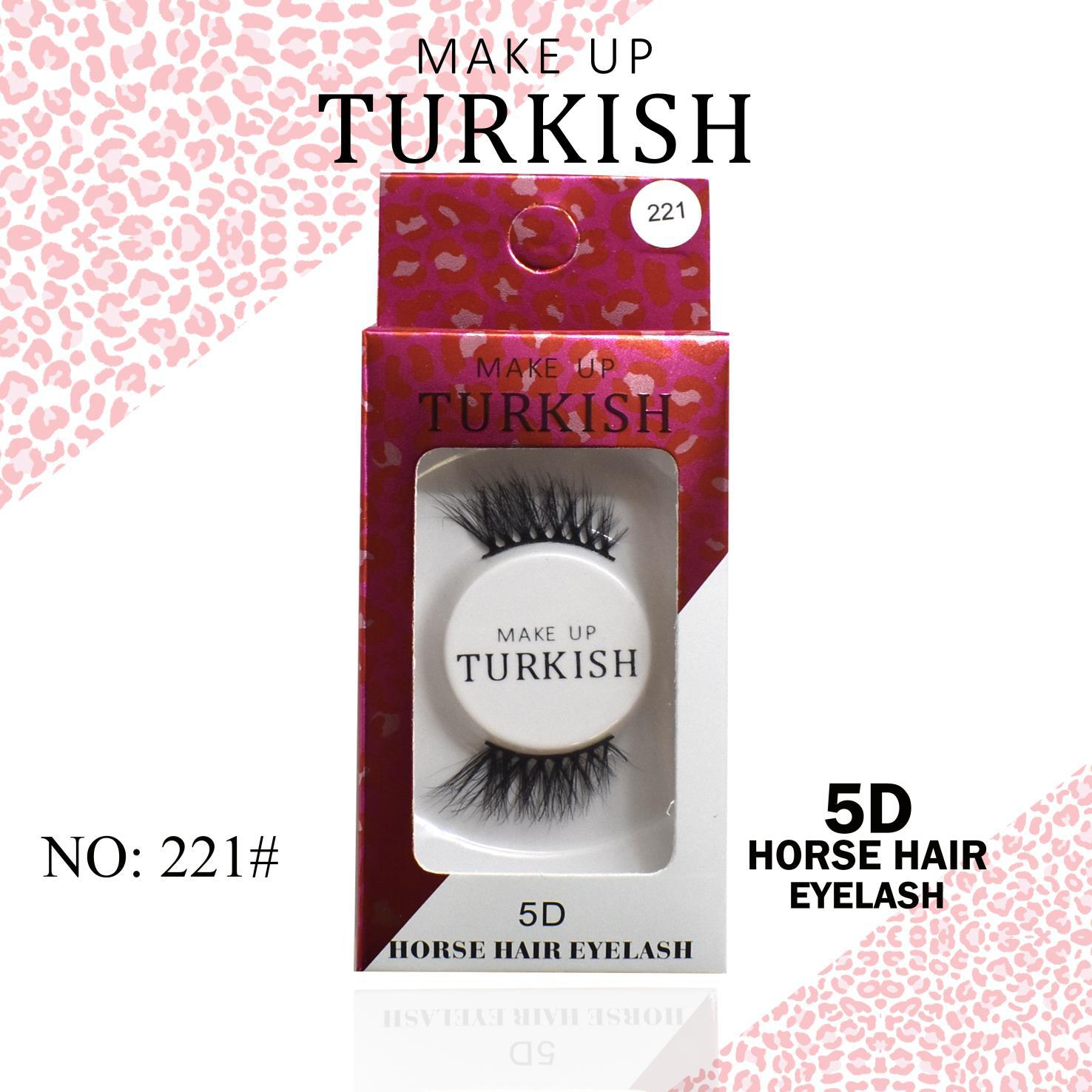 Makeup Turkish Horse Hair Eyelashes - 24 Styles
