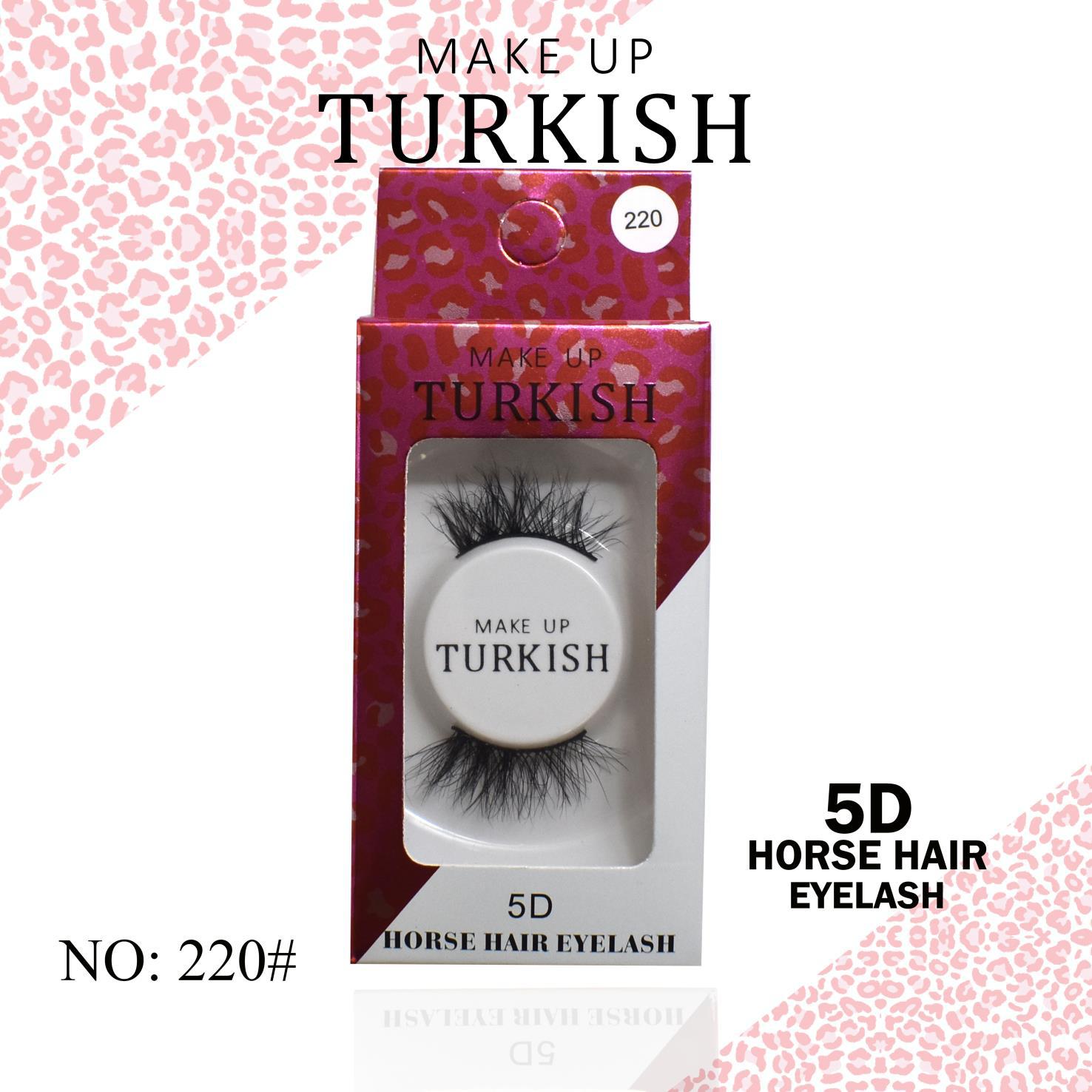 Makeup Turkish Horse Hair Eyelashes - 24 Styles