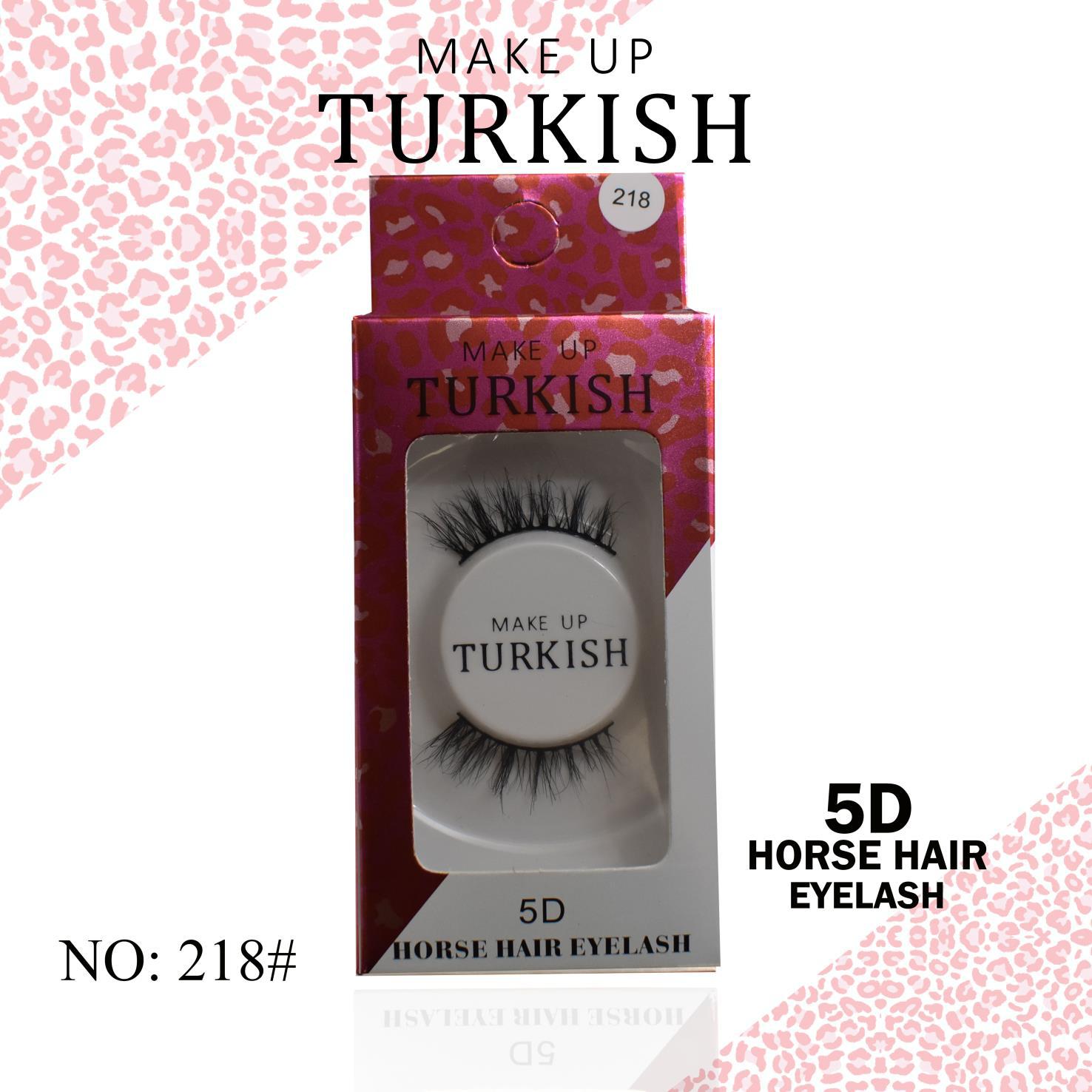 Makeup Turkish Horse Hair Eyelashes - 24 Styles