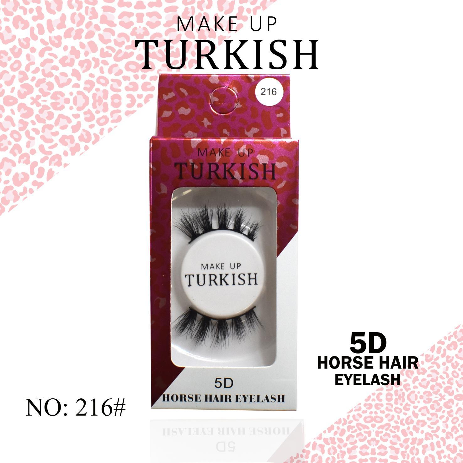 Makeup Turkish Horse Hair Eyelashes - 24 Styles