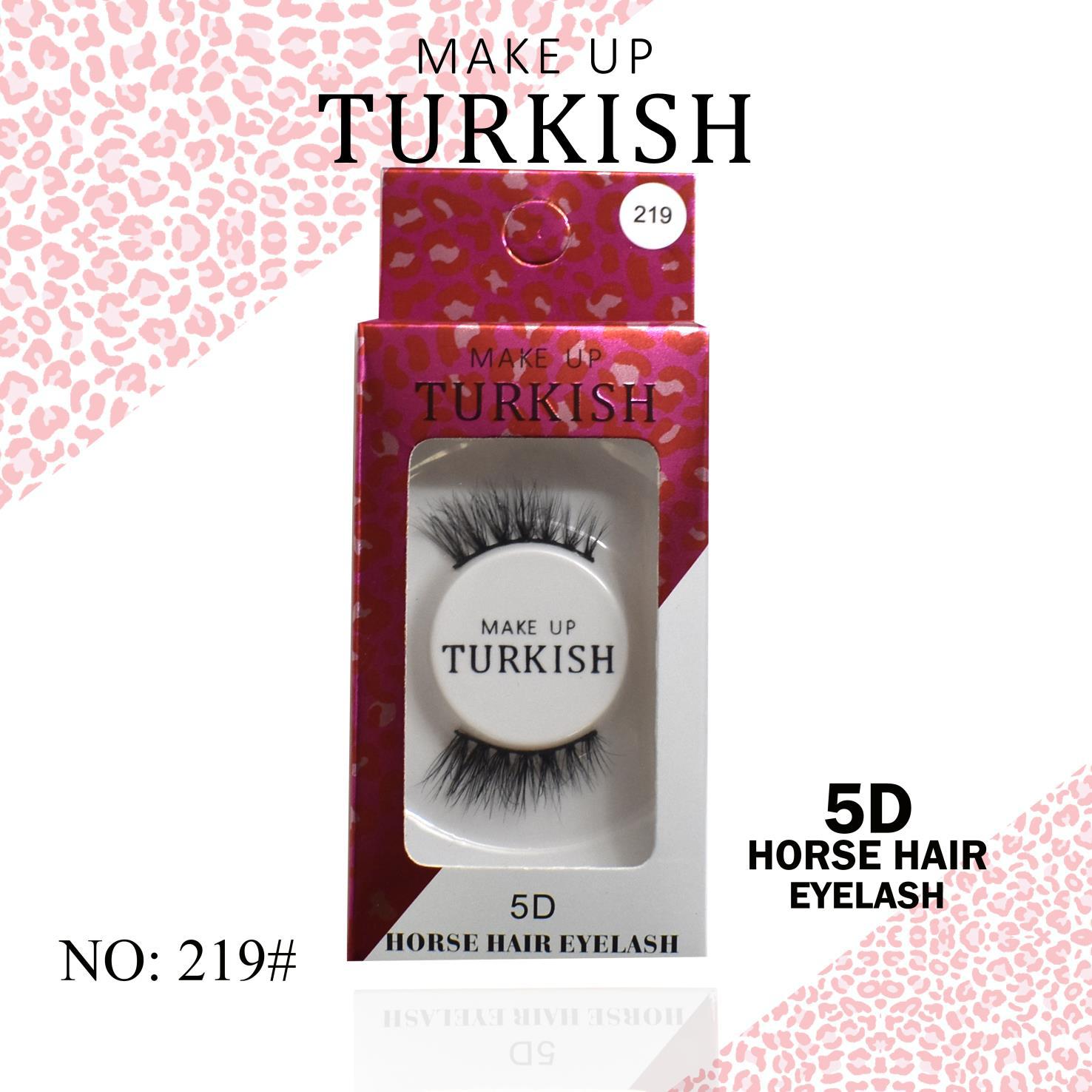 Makeup Turkish Horse Hair Eyelashes - 24 Styles