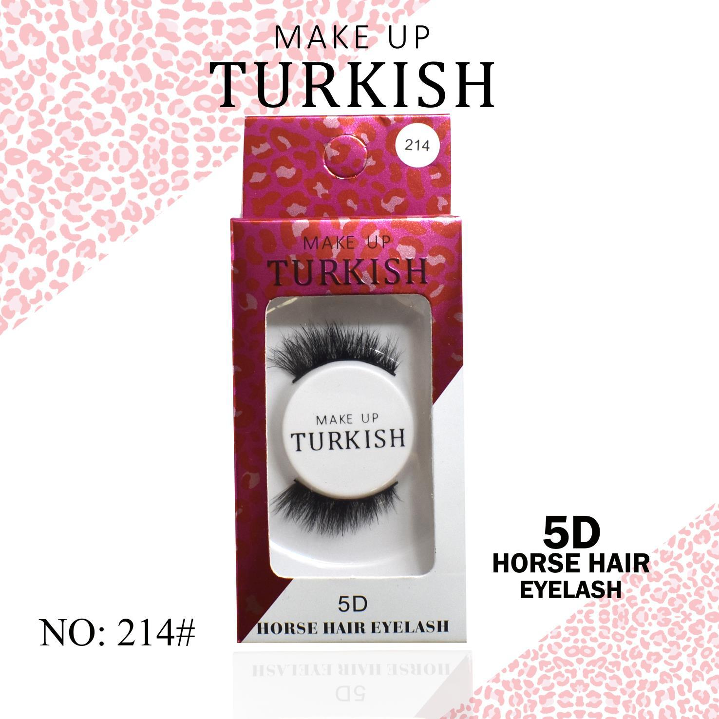Makeup Turkish Horse Hair Eyelashes - 24 Styles