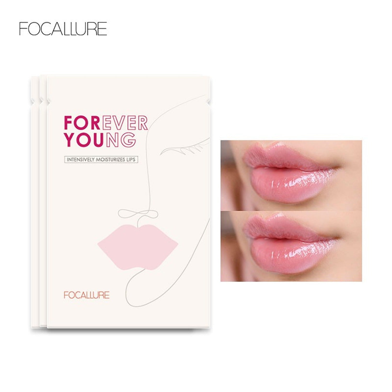 Focallure Soft Vitamin E Collagen Cherry Lip Mask - 0.21 oz