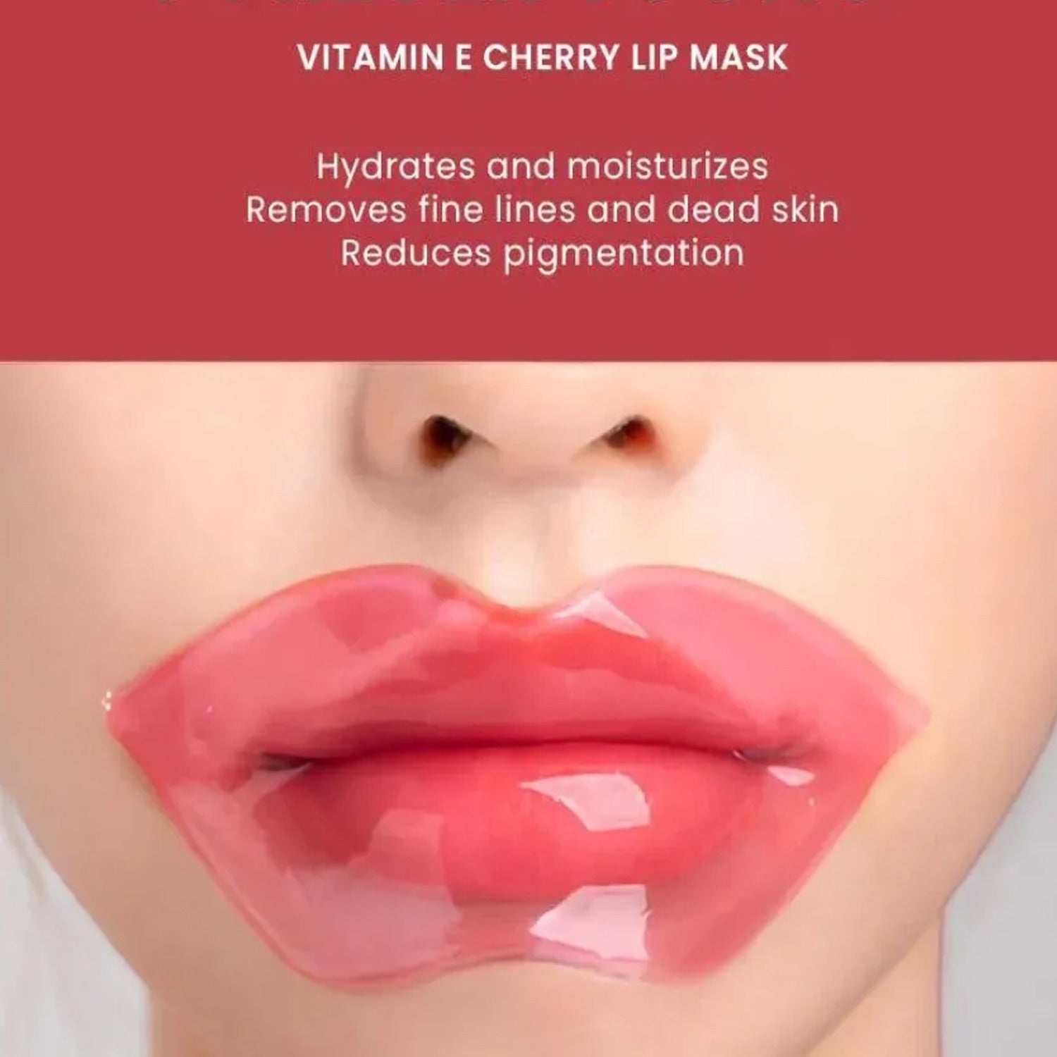 Focallure Soft Vitamin E Collagen Cherry Lip Mask - 0.21 oz
