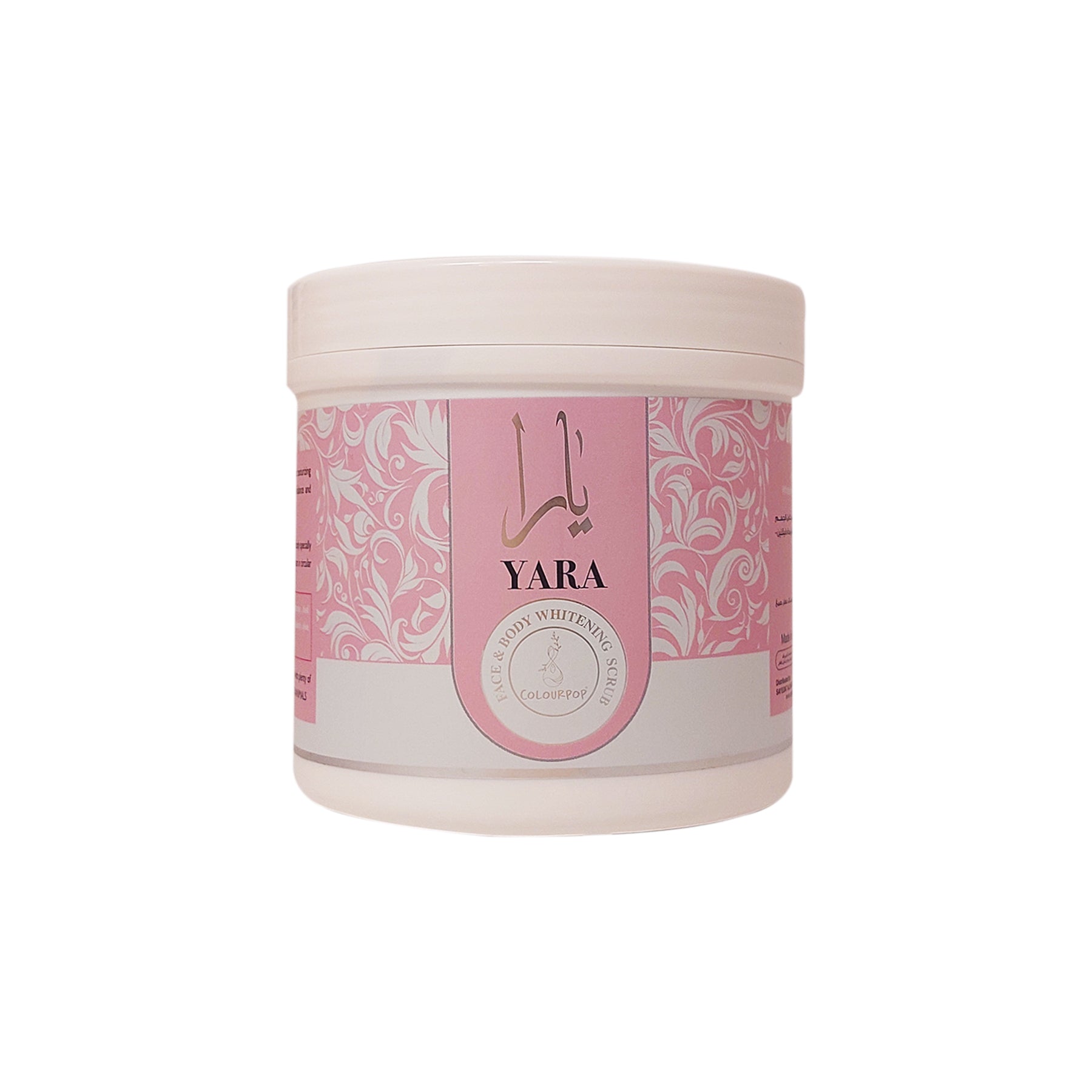 A Product of Yara Face and Body Whitening Scrub