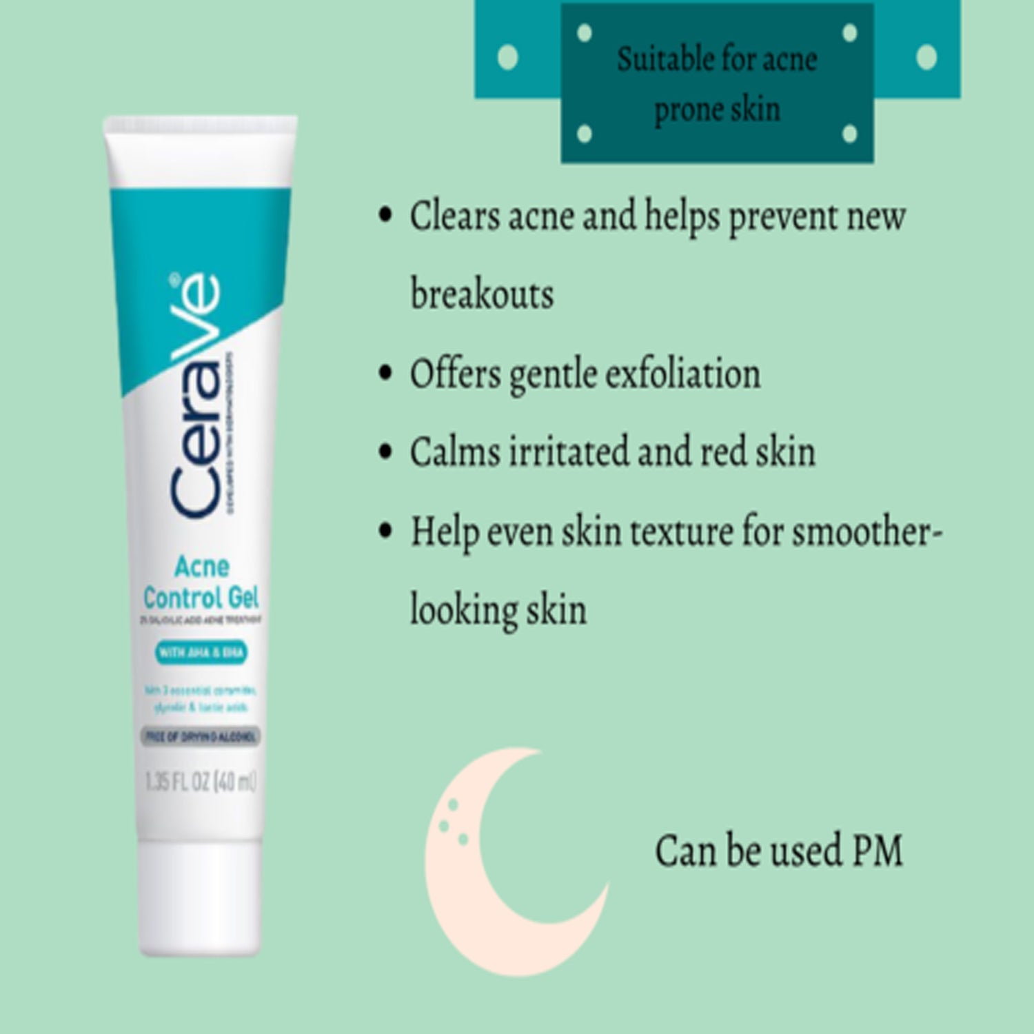 CeraVe Acne Control Gel - 40ml