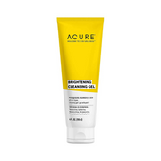 Acure Brightening Cleansing Gel - Gentle and effective cleanser with triple antioxidant blend. Suitable for all skin types.