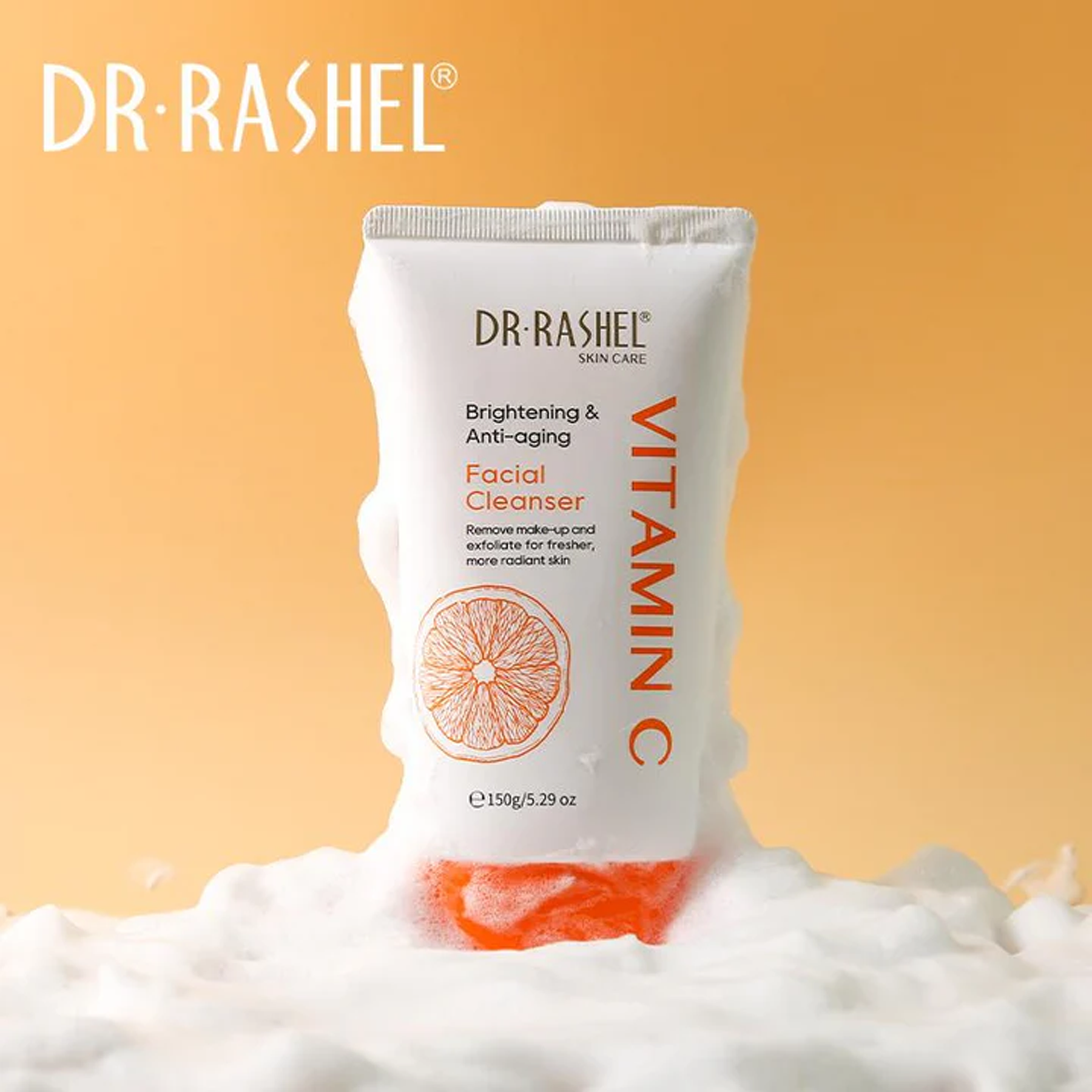 Dr.Rashel Vitamin C Brightening and Anti Aging Facial Cleanser - 150g