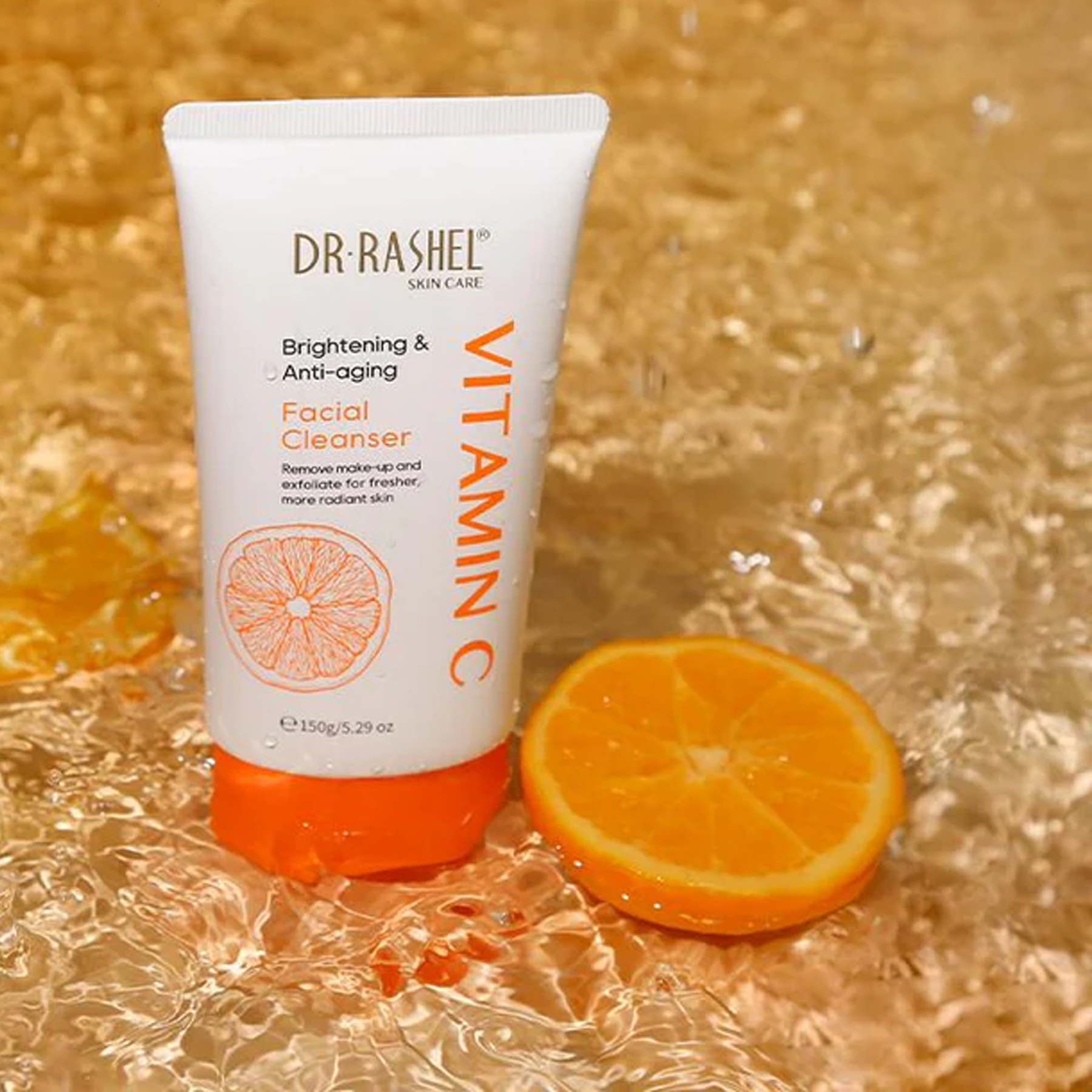 Dr.Rashel Vitamin C Brightening and Anti Aging Facial Cleanser - 150g