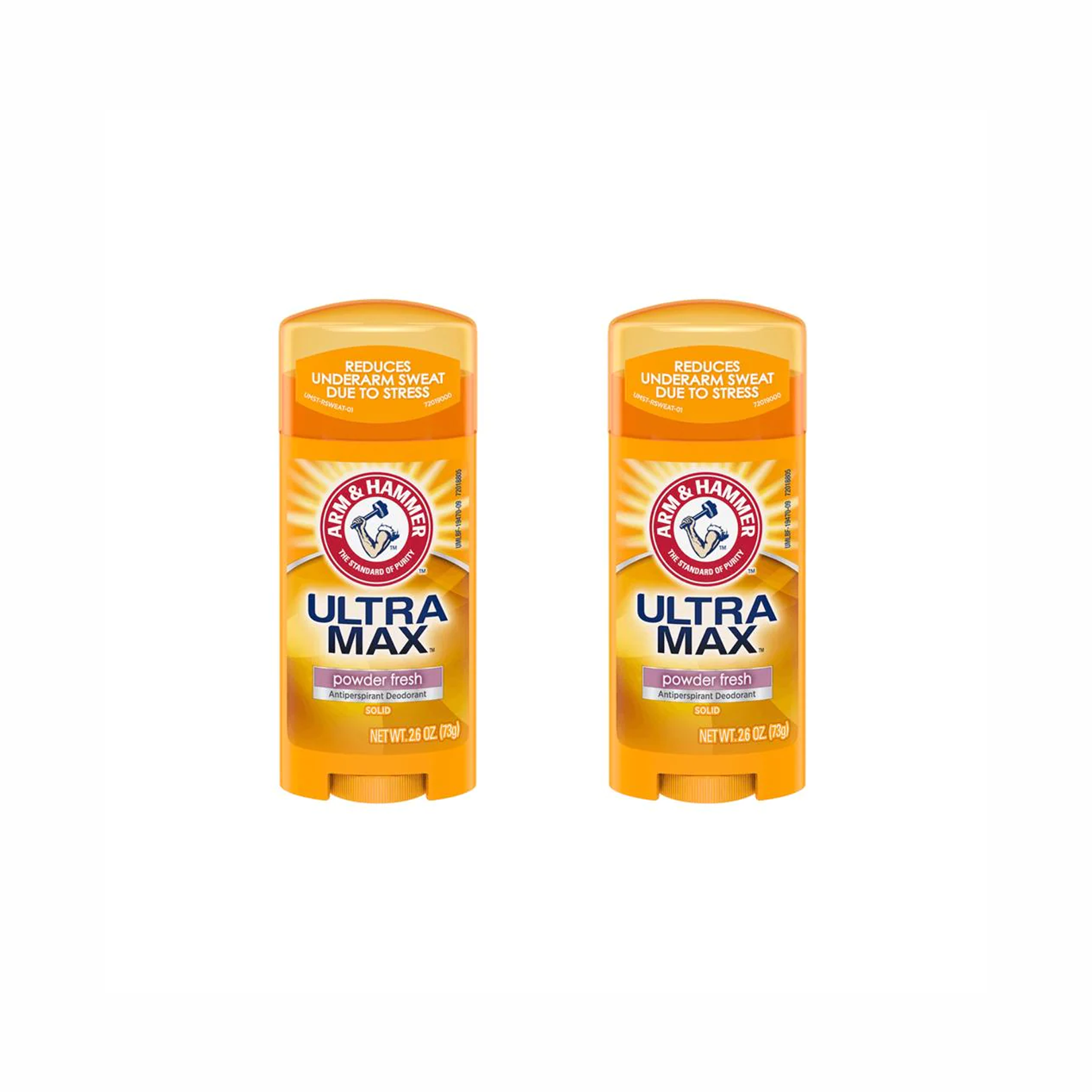 Arm & Hammer Ultra Max Powder Fresh Deodorant - Provides 24-hour protection with baking soda. Fresh cool blast scent. Convenient travel size.