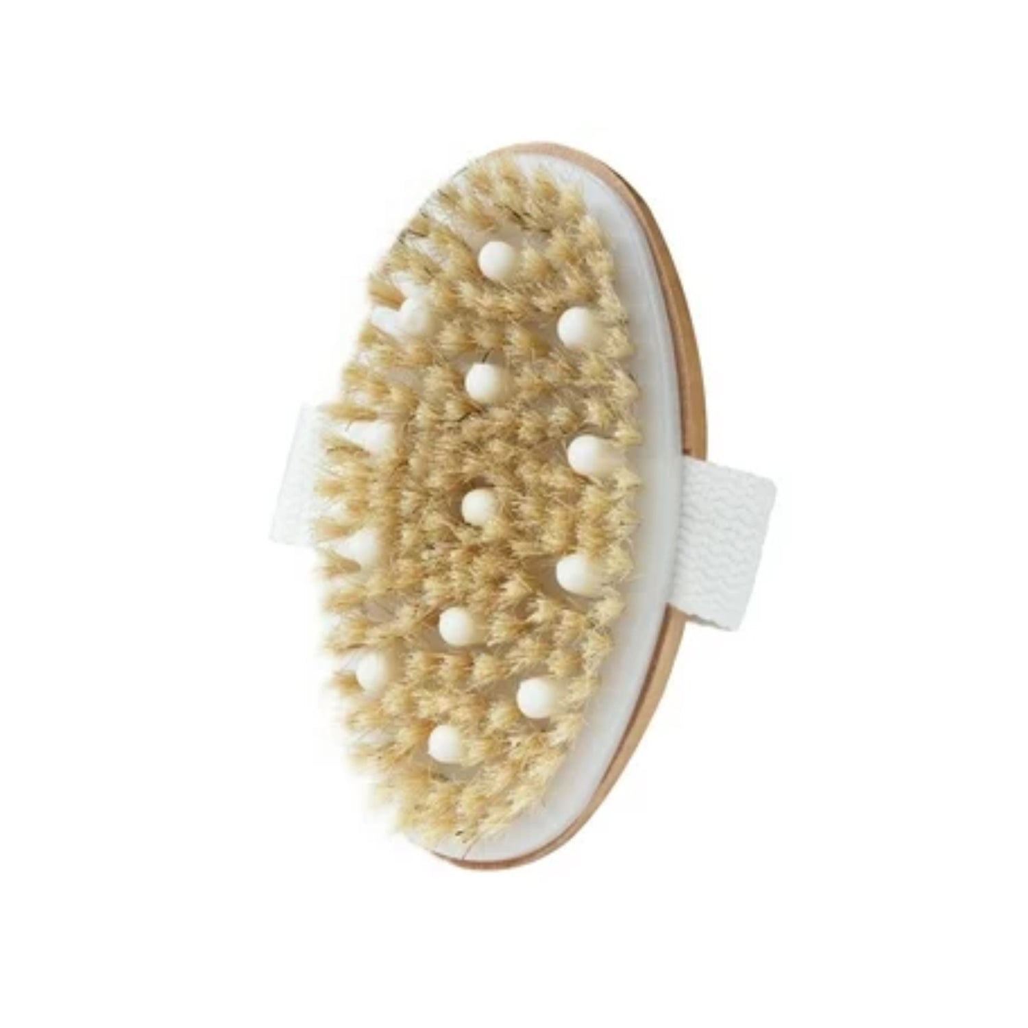 Bamboo Body Brush For Massaging And Exfoliating Dry Skin