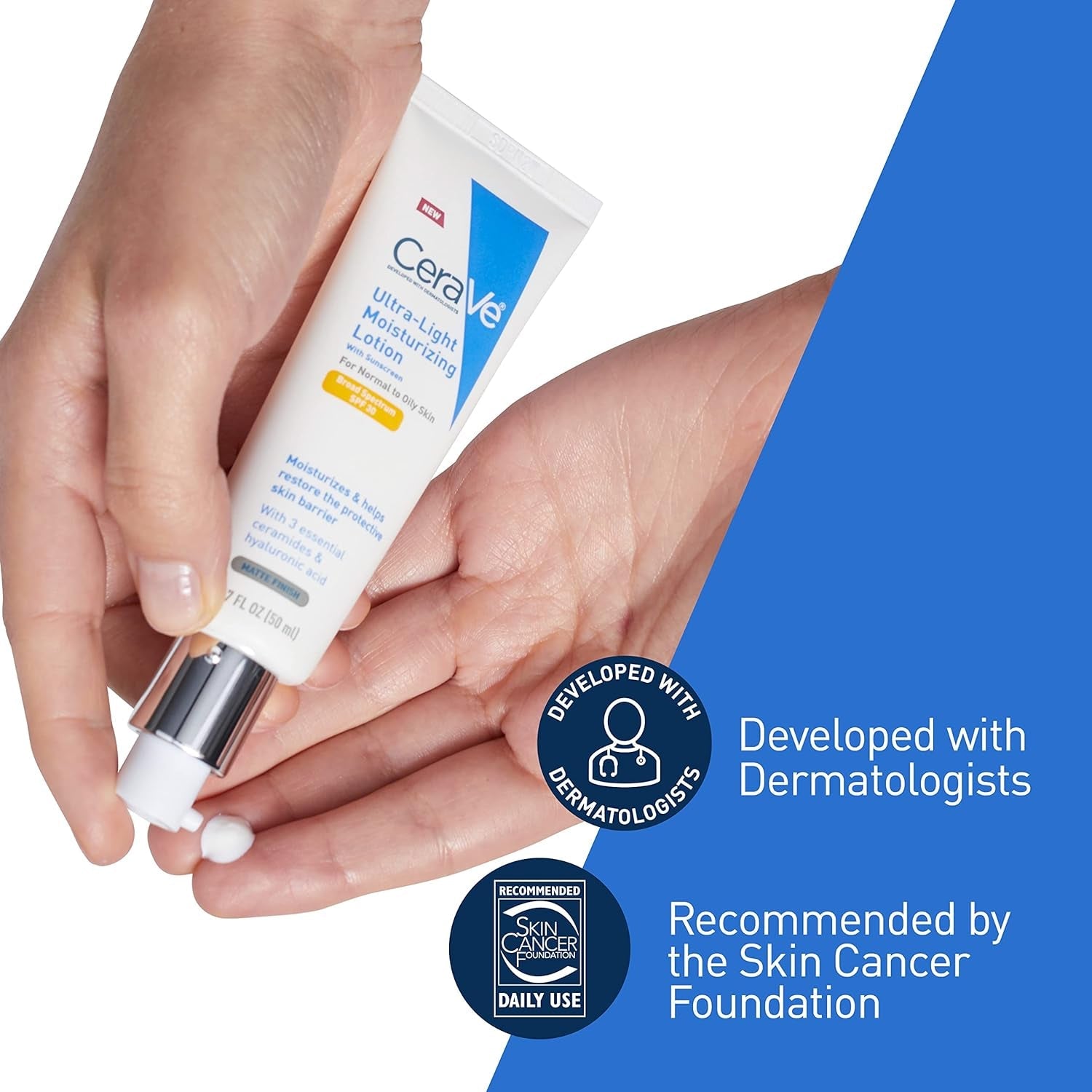 CeraVe SPF 30 Ultra-Light Moisturizing  Lotion - 50ml