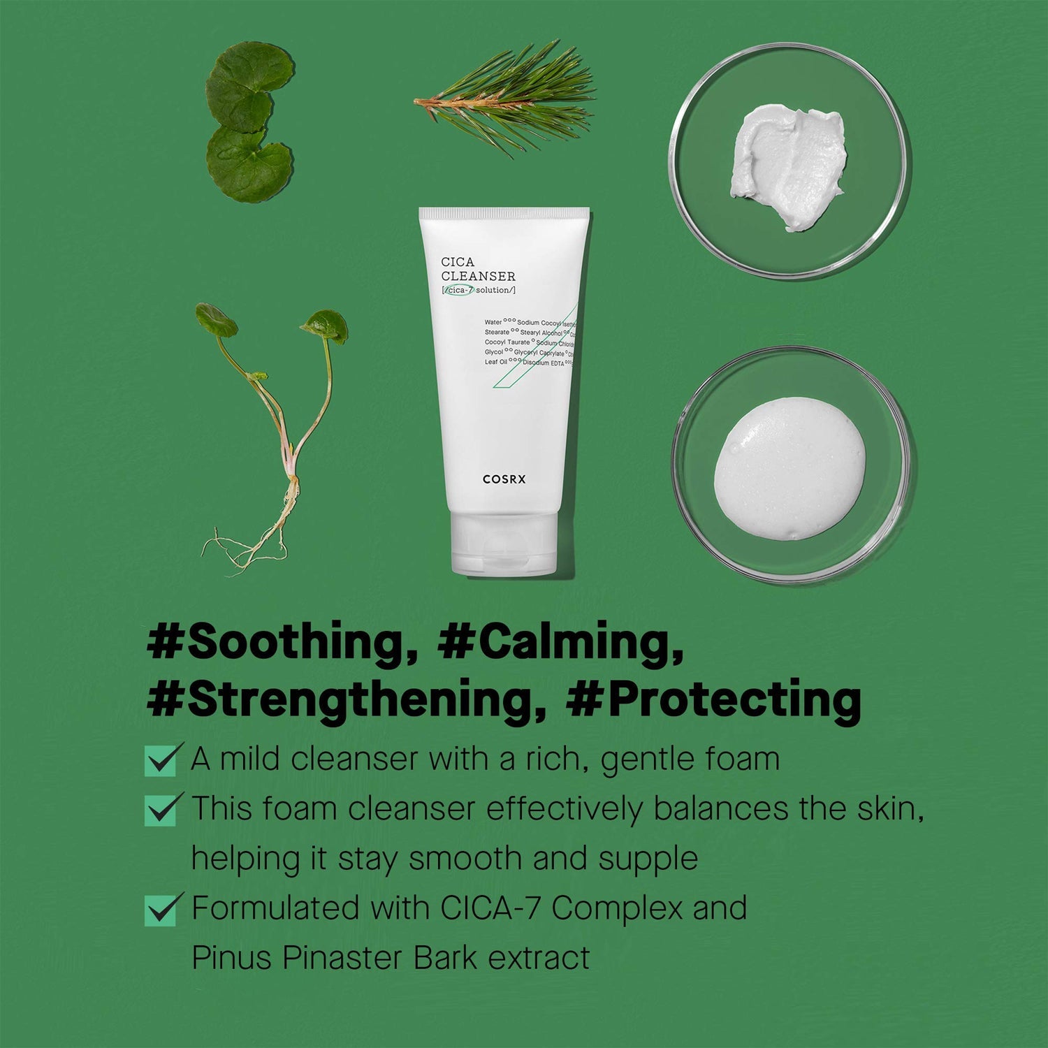 Cosrx Pure Fit Cica Cleanser - Key Benefits