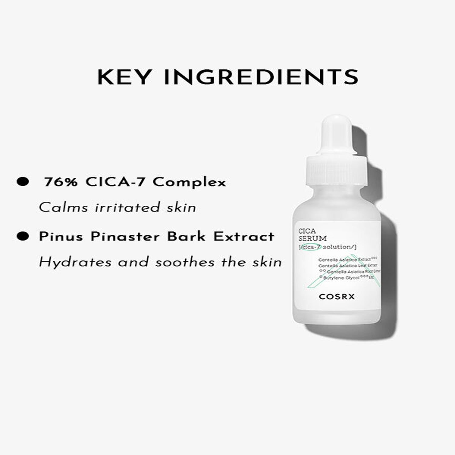 Cosrx Pure Fit Cica Serum - Key Benefits